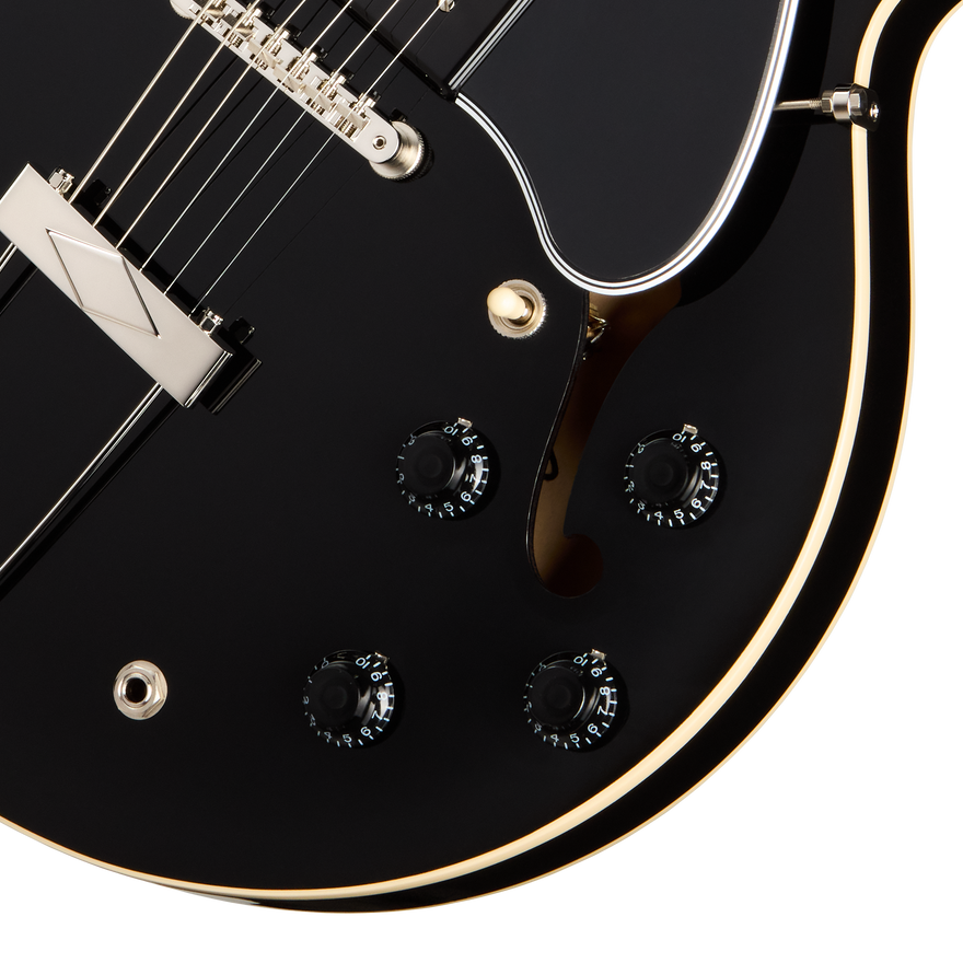 Gibson ES-330, Ebony, Exclusive Electric Guitar Gibson