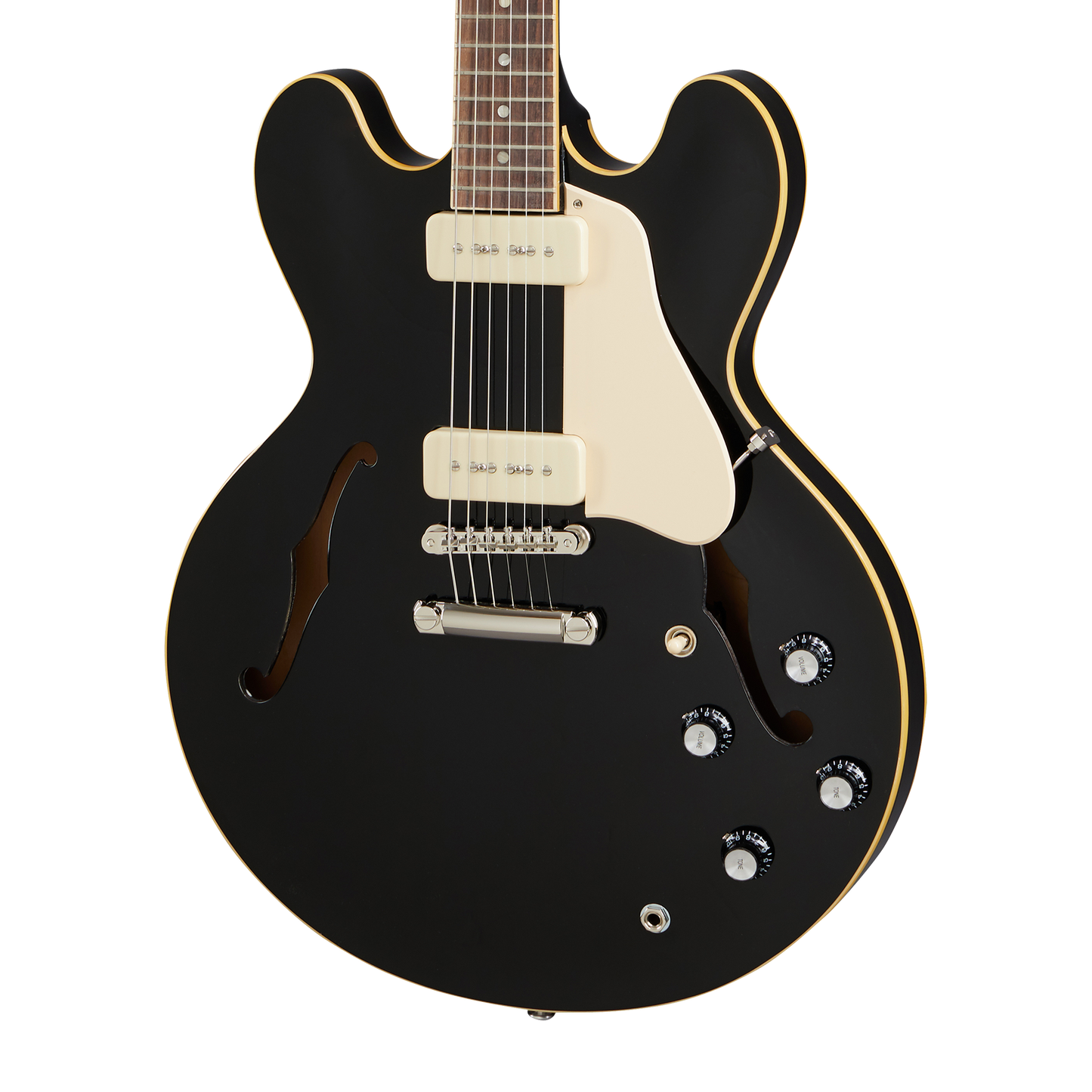 Gibson ES 335 P-90, Ebony, Exclusive Electric Guitar Gibson
