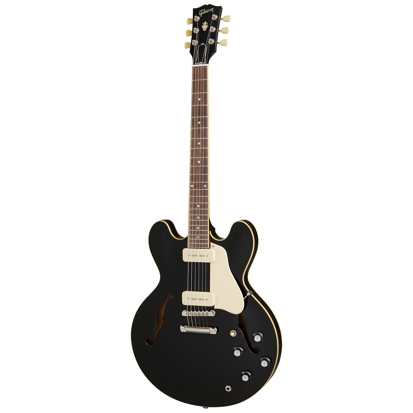 Gibson ES 335 P-90, Ebony, Exclusive Electric Guitar Gibson