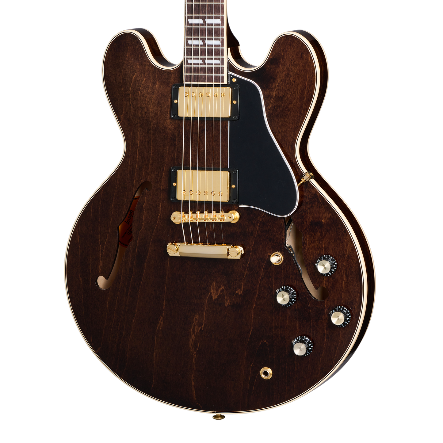 Gibson ES-345 Gold Hardware, Dark Walnut, Exclusive Electric Guitar Gibson