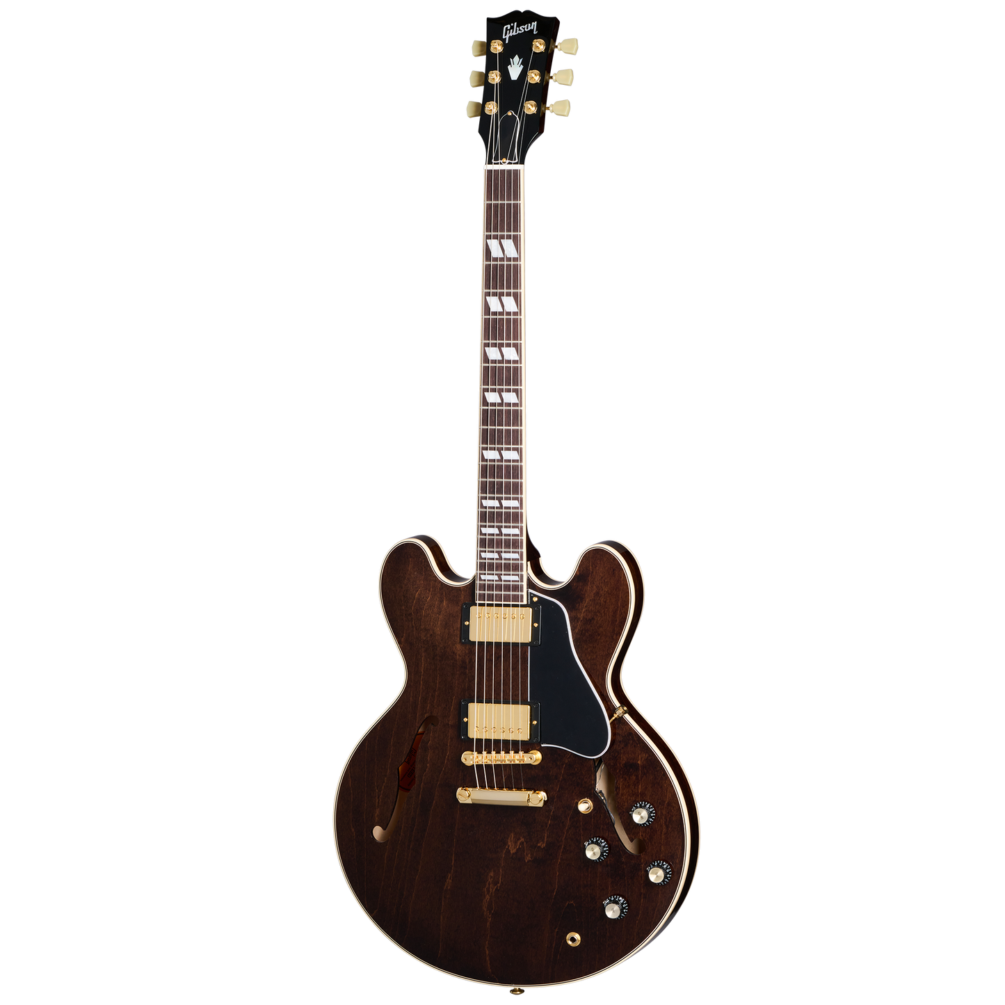 Gibson ES-345 Gold Hardware, Dark Walnut, Exclusive Electric Guitar Gibson