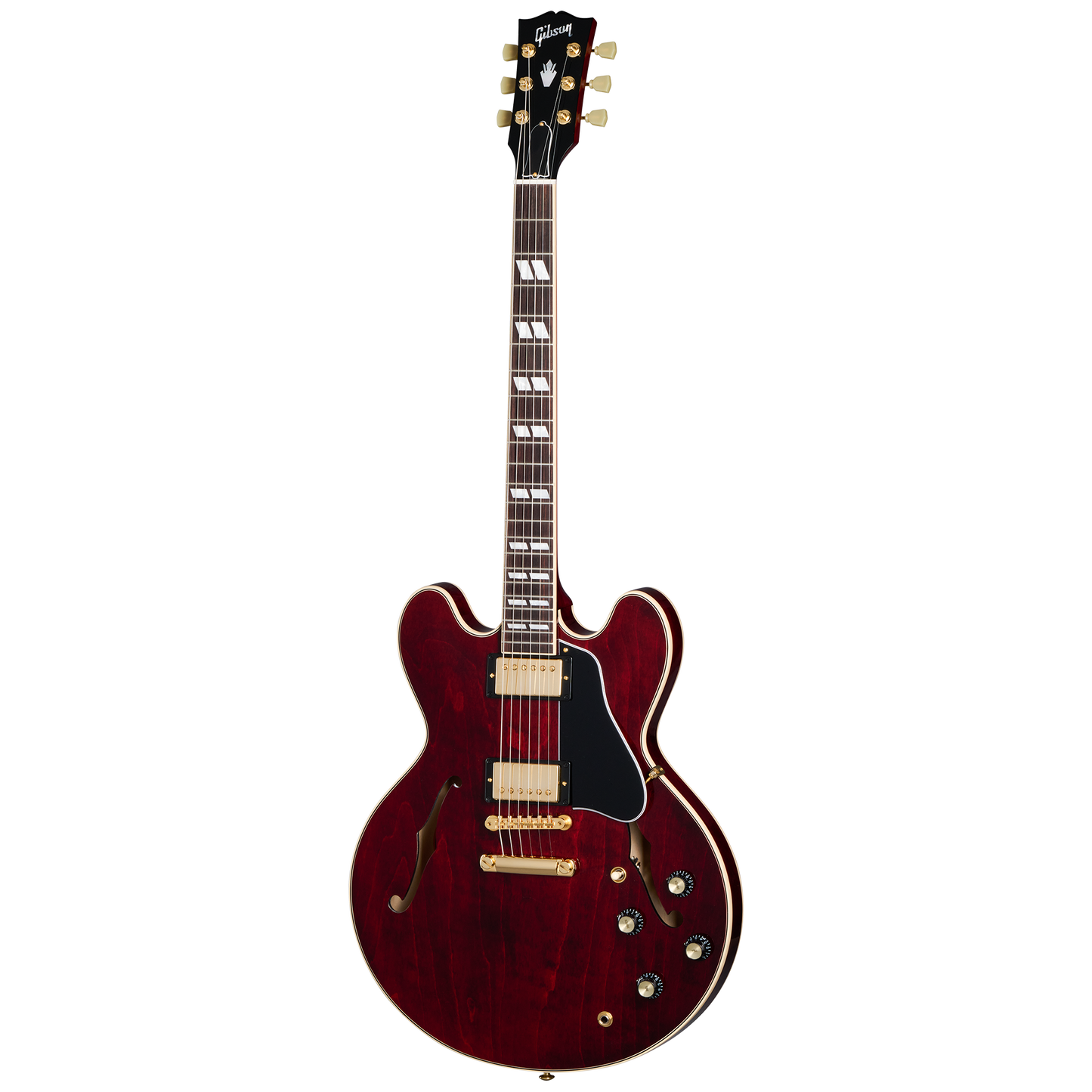 Gibson ES-345 Gold Hardware, Wine Red, Exclusive Electric Guitar Gibson
