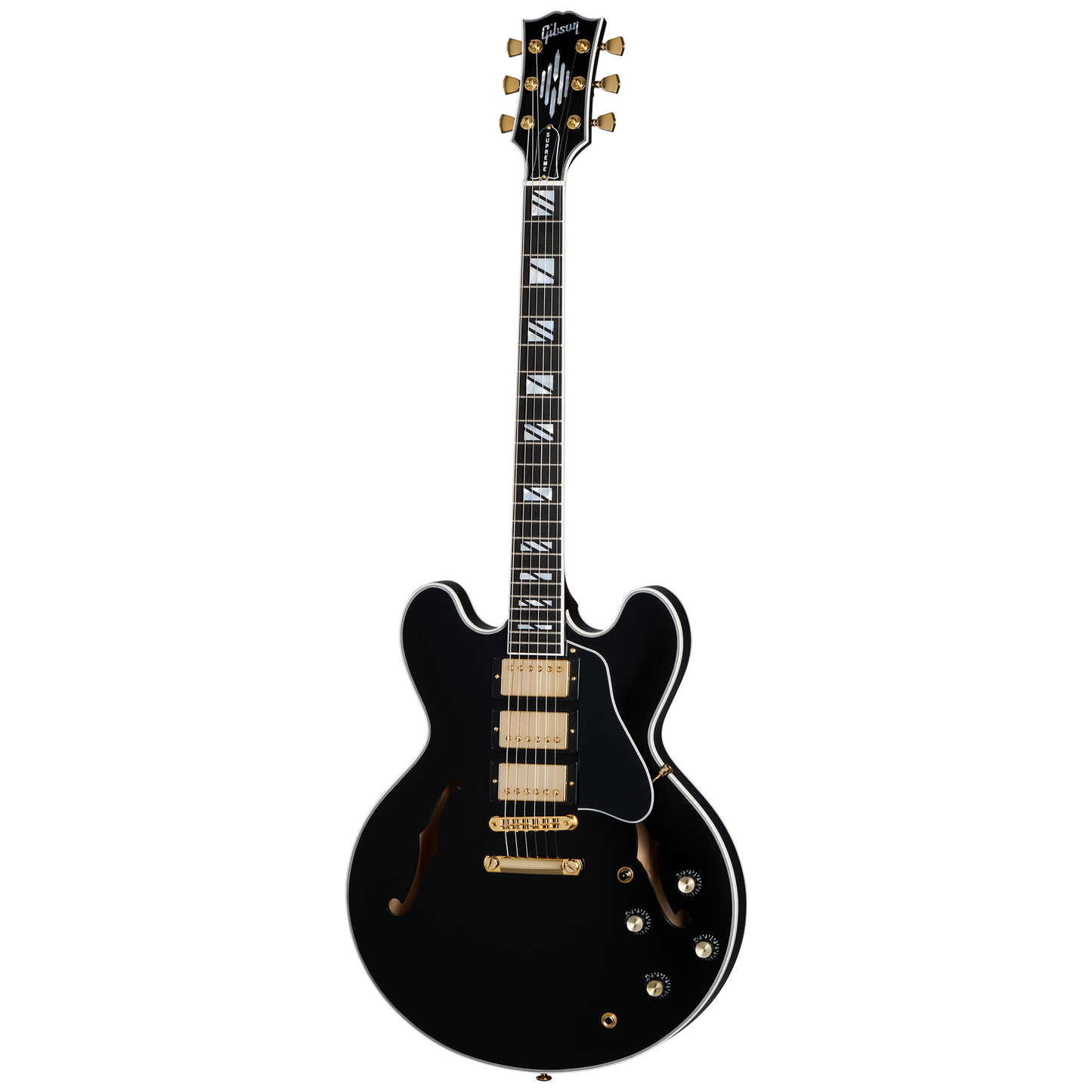 Gibson ES Supreme, Ebony, 3-Pickup, Exclusive Electric Guitar Gibson