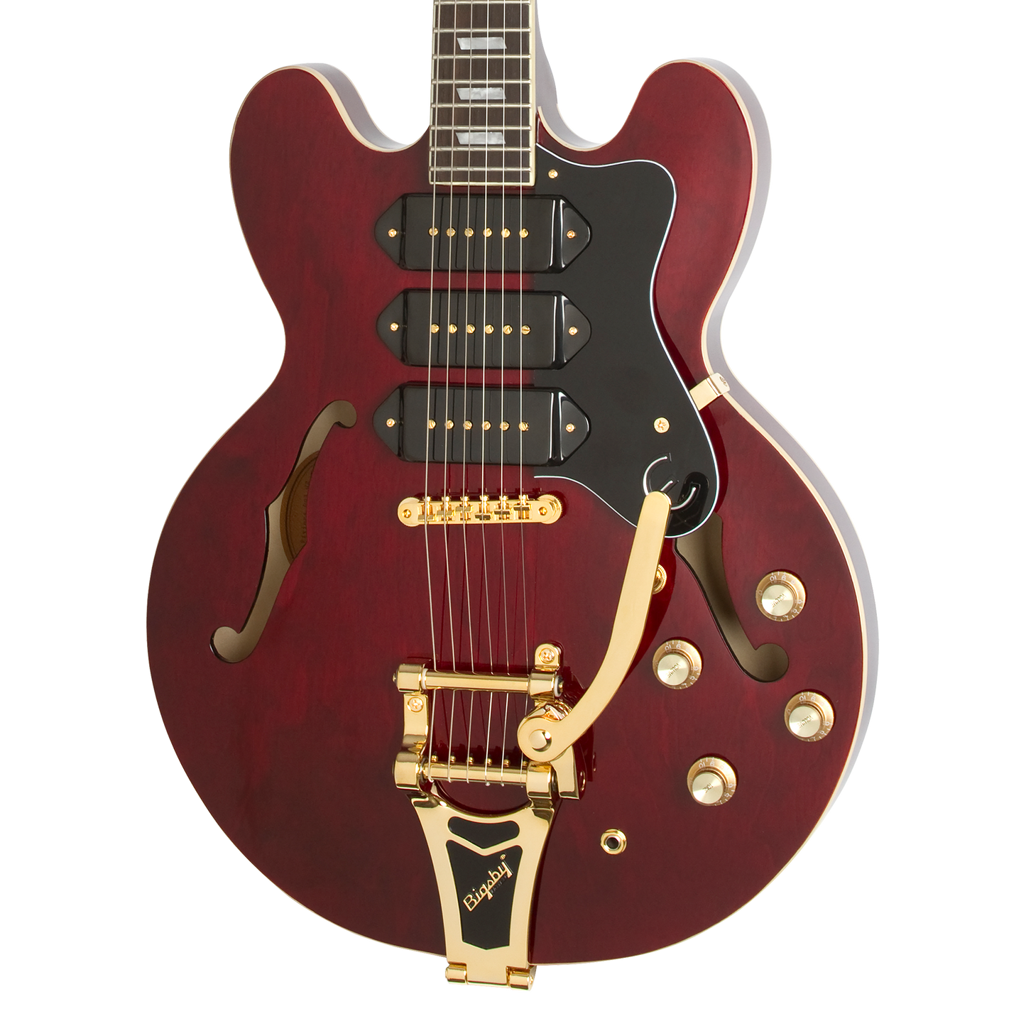Epiphone Riviera Custom P93, Wine Red, Limited Edition Electric Guitar Epiphone