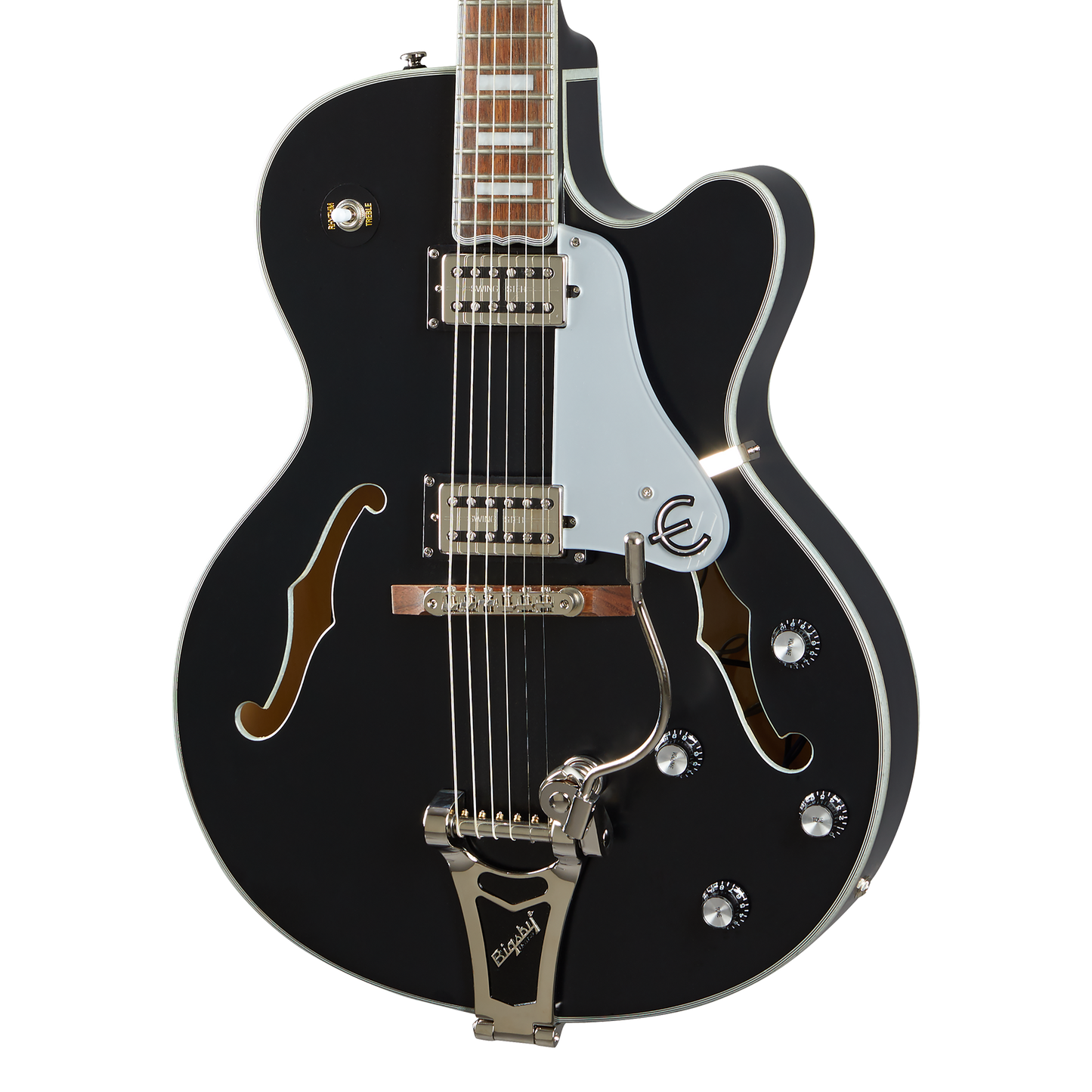 Epiphone Emperor Swingster, Black Aged Gloss Electric Guitar Epiphone
