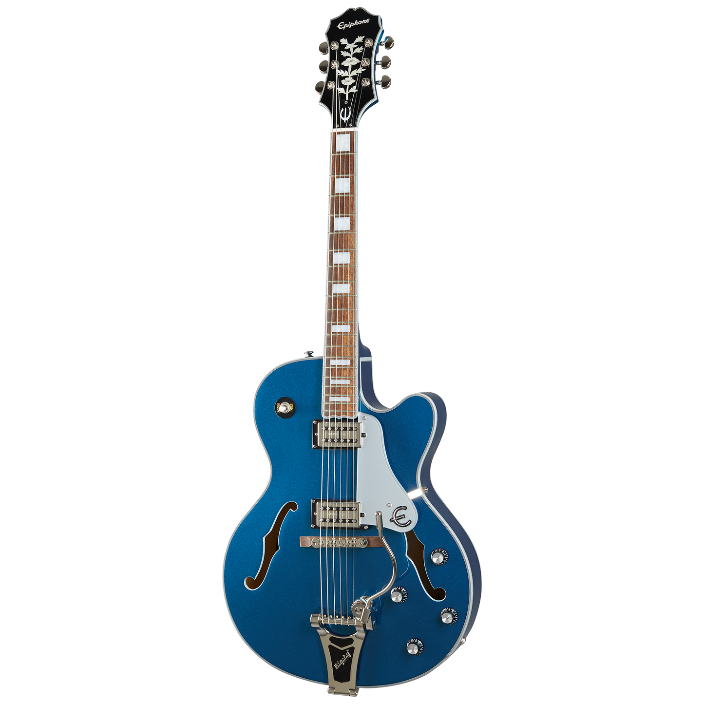 Epiphone Emperor Swingster, Delta Blue Metallic Electric Guitar Epiphone