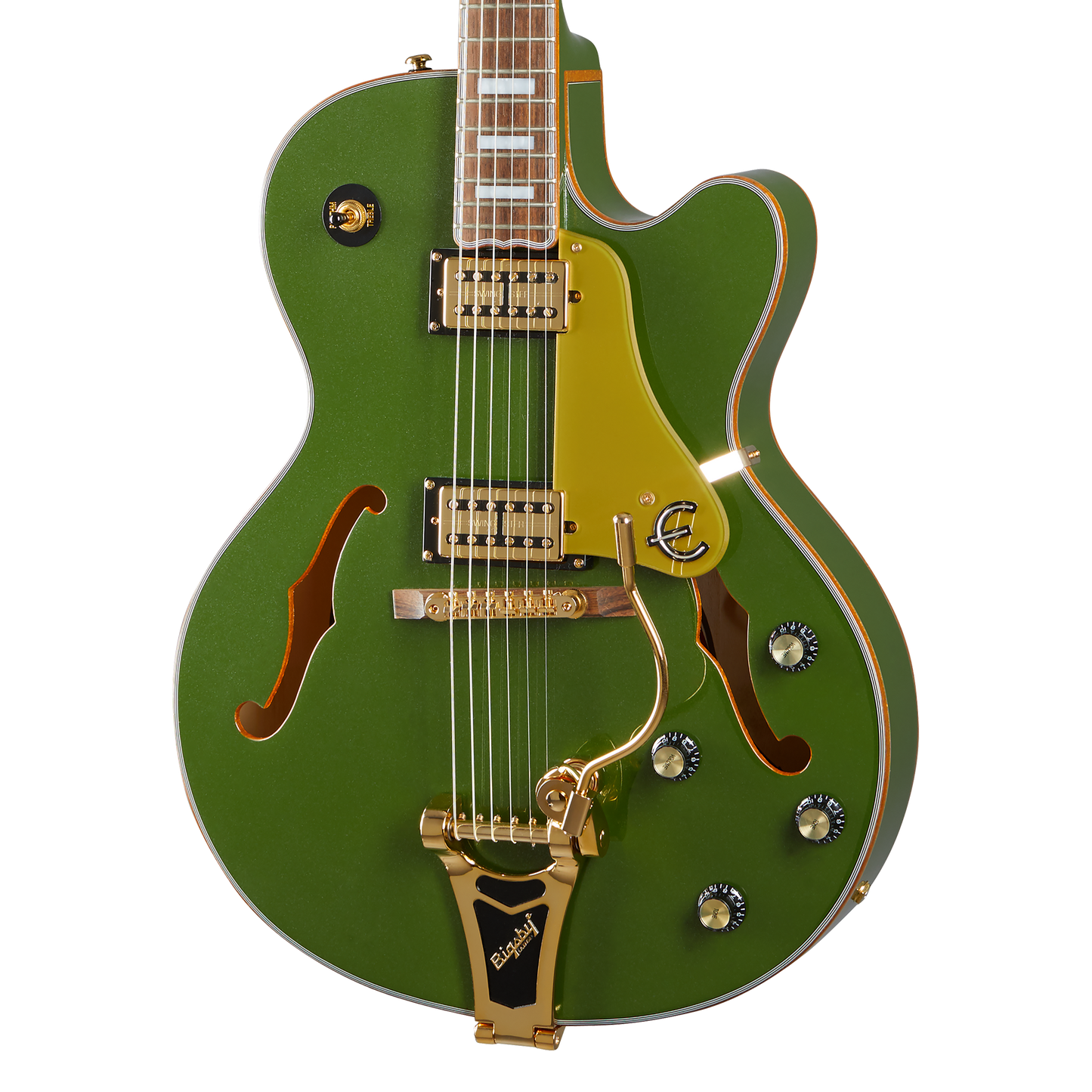 Epiphone Emperor Swingster, Forest Green Metallic Electric Guitar Epiphone