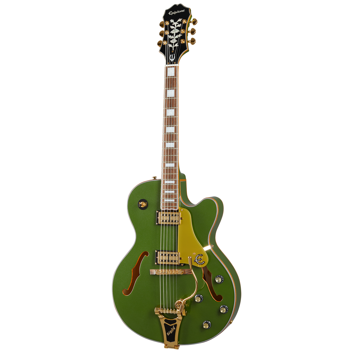 Epiphone Emperor Swingster, Forest Green Metallic Electric Guitar Epiphone