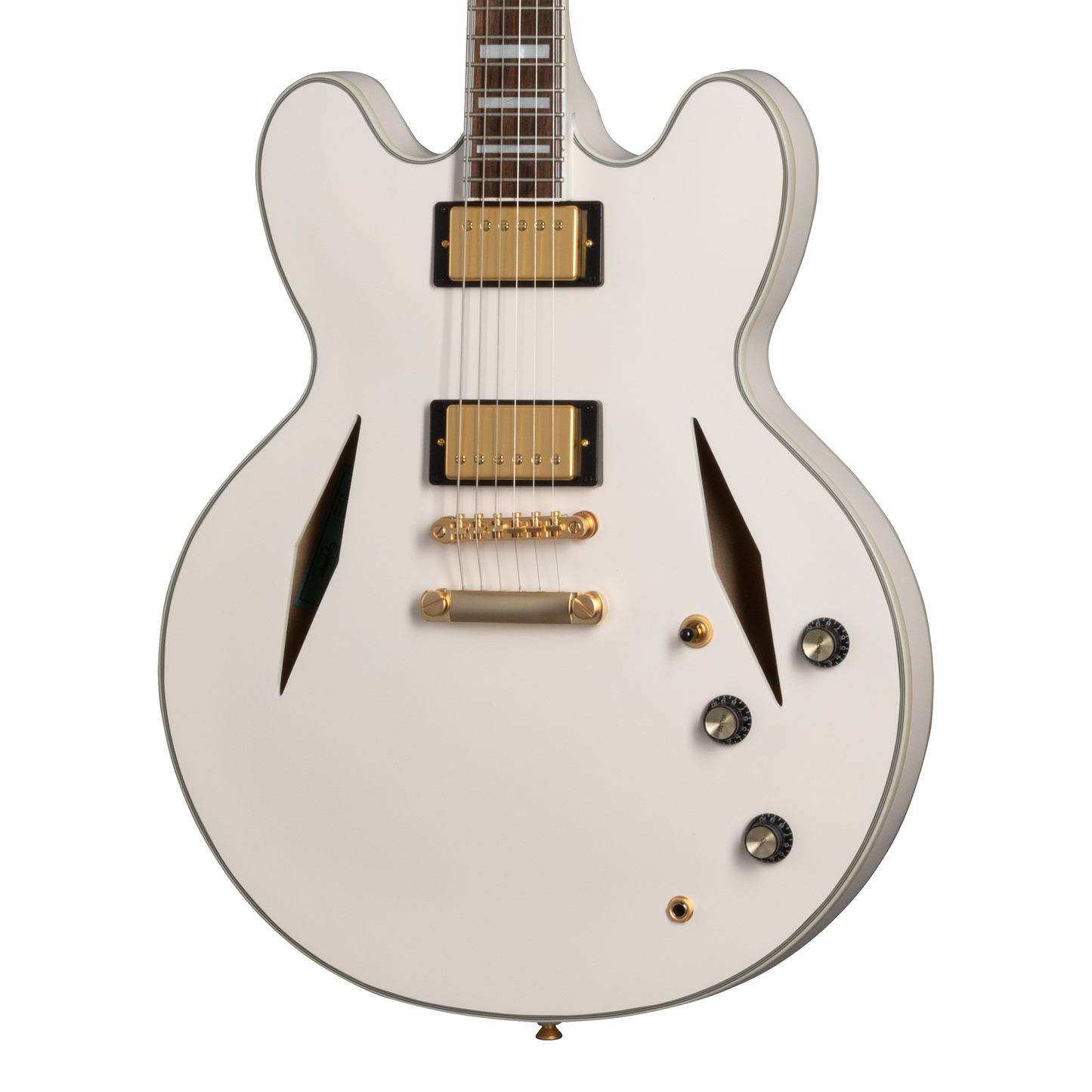 Epiphone Emily Wolfe "White Wolfe" Sheraton, Aged Bone White Electric Guitar Epiphone