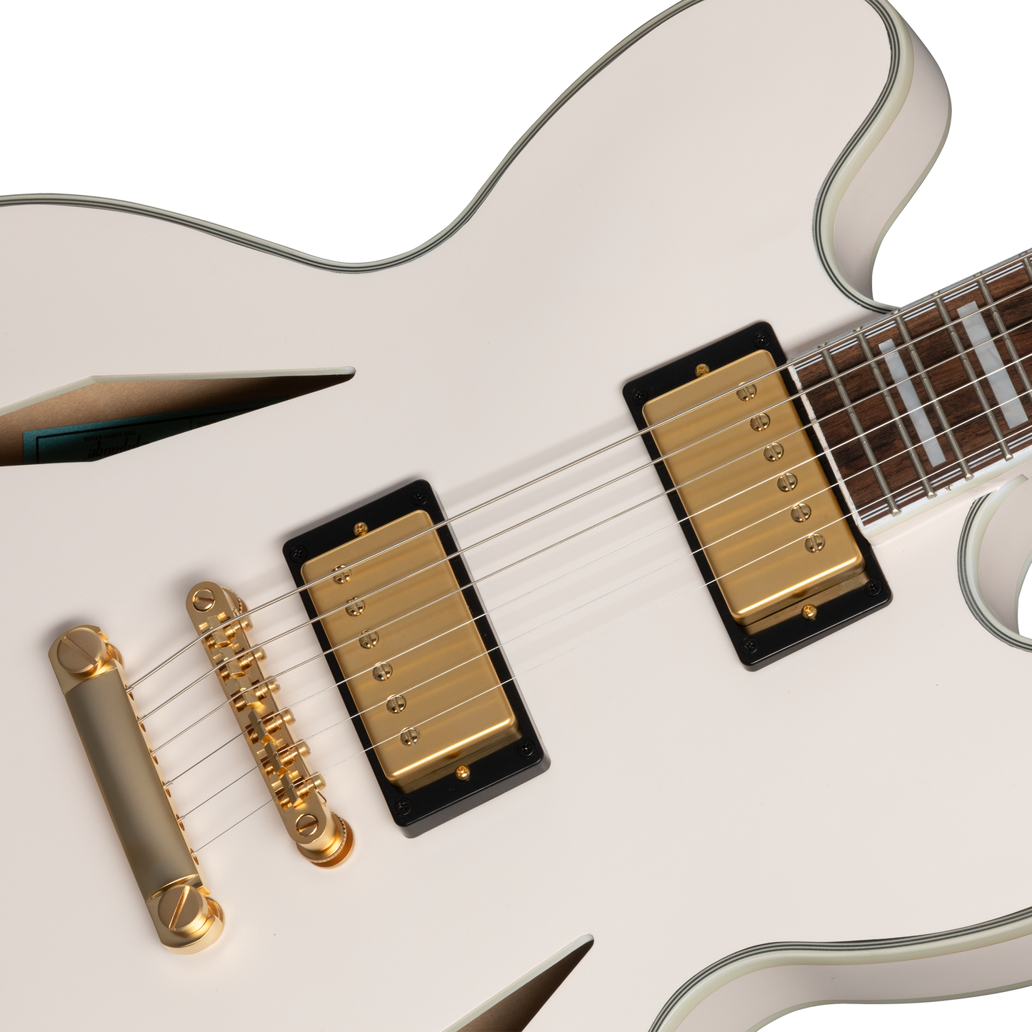 Epiphone Emily Wolfe "White Wolfe" Sheraton, Aged Bone White Electric Guitar Epiphone