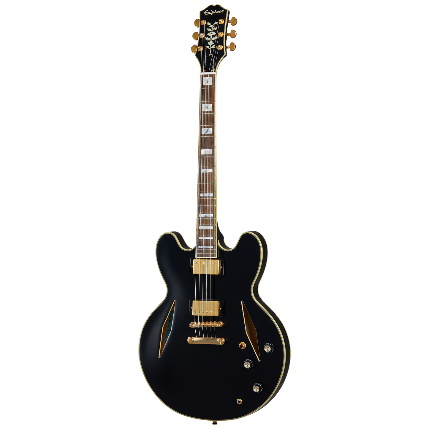 Epiphone Emily Wolfe Sheraton Stealth, Black Aged Gloss Electric Guitar Epiphone