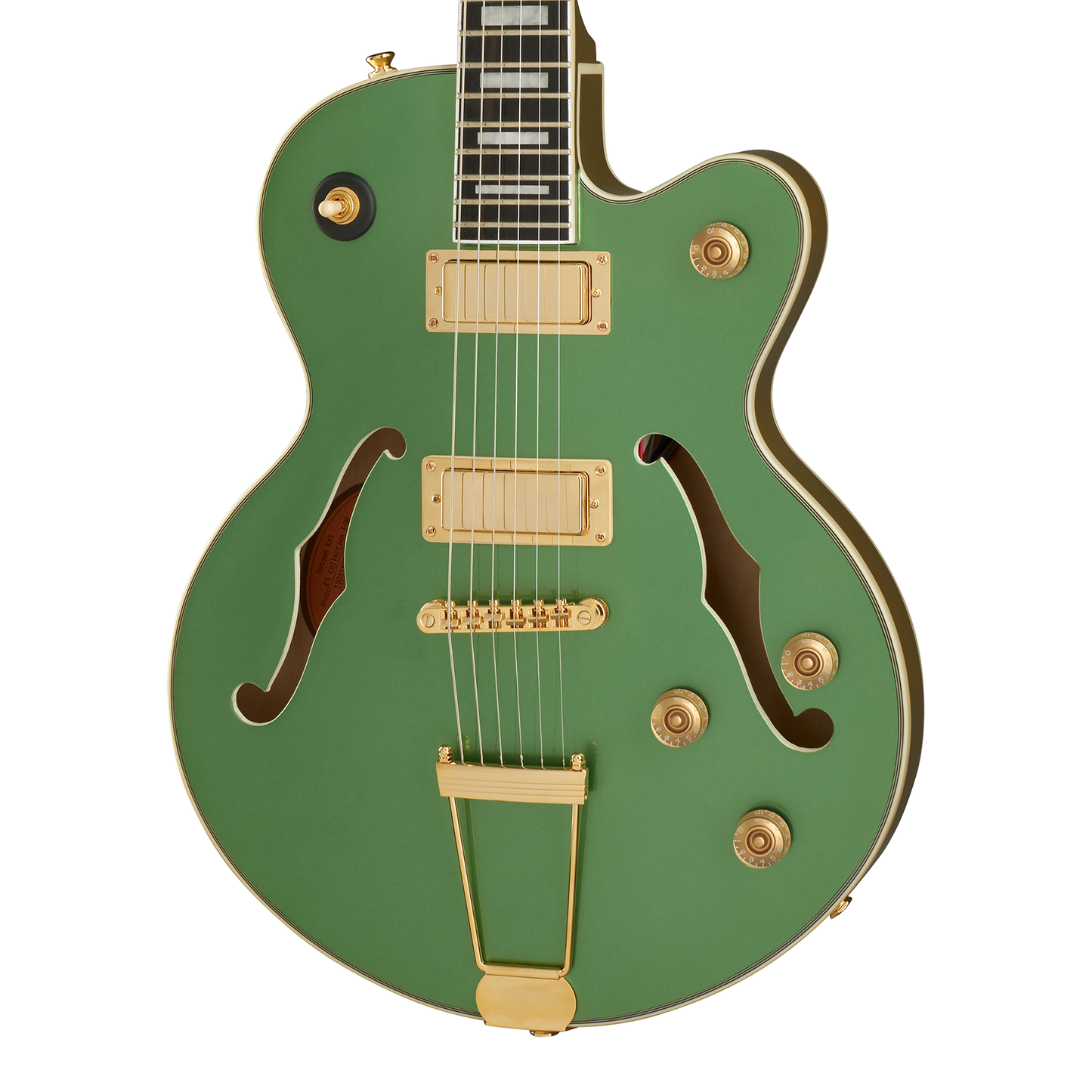 Epiphone Uptown Kat ES, Emerald Green Metallic Electric Guitar Epiphone