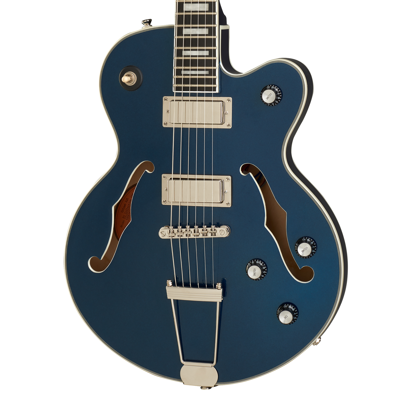 Epiphone Uptown Kat ES, Sapphire Blue Metallic Electric Guitar Epiphone