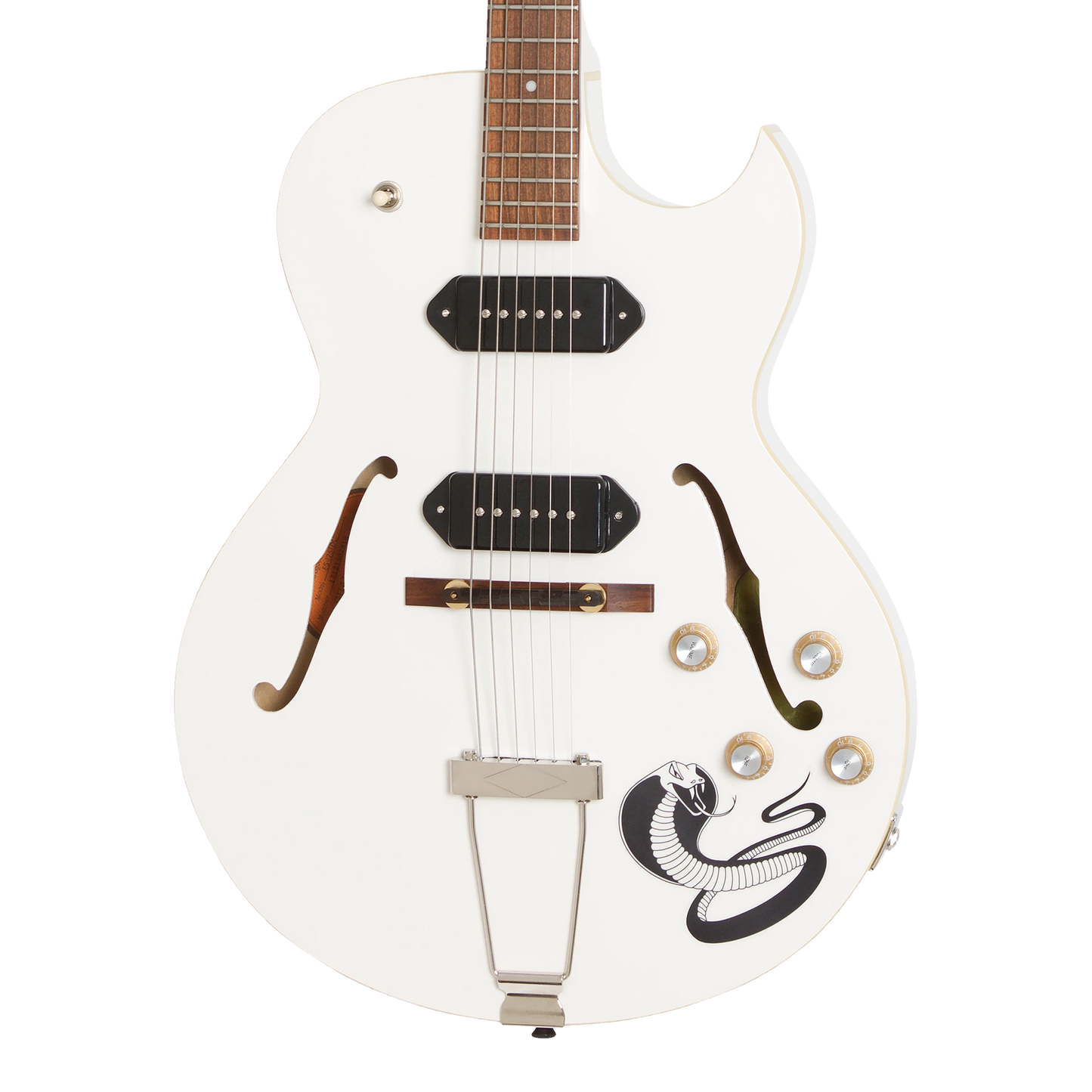 Epiphone George Thorogood White Fang Outfit, Bone White Electric Guitar Epiphone