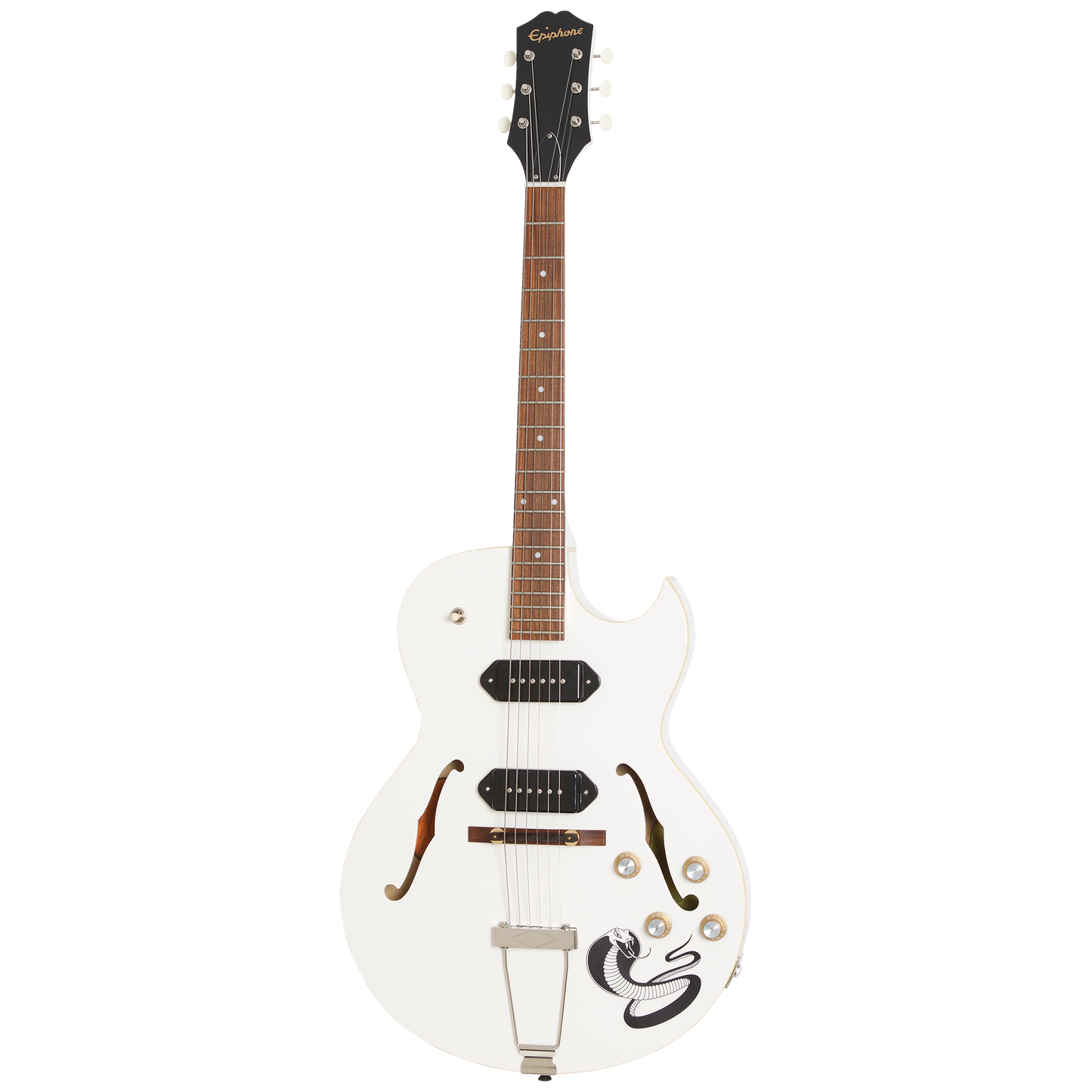 Epiphone George Thorogood White Fang Outfit, Bone White Electric Guitar Epiphone