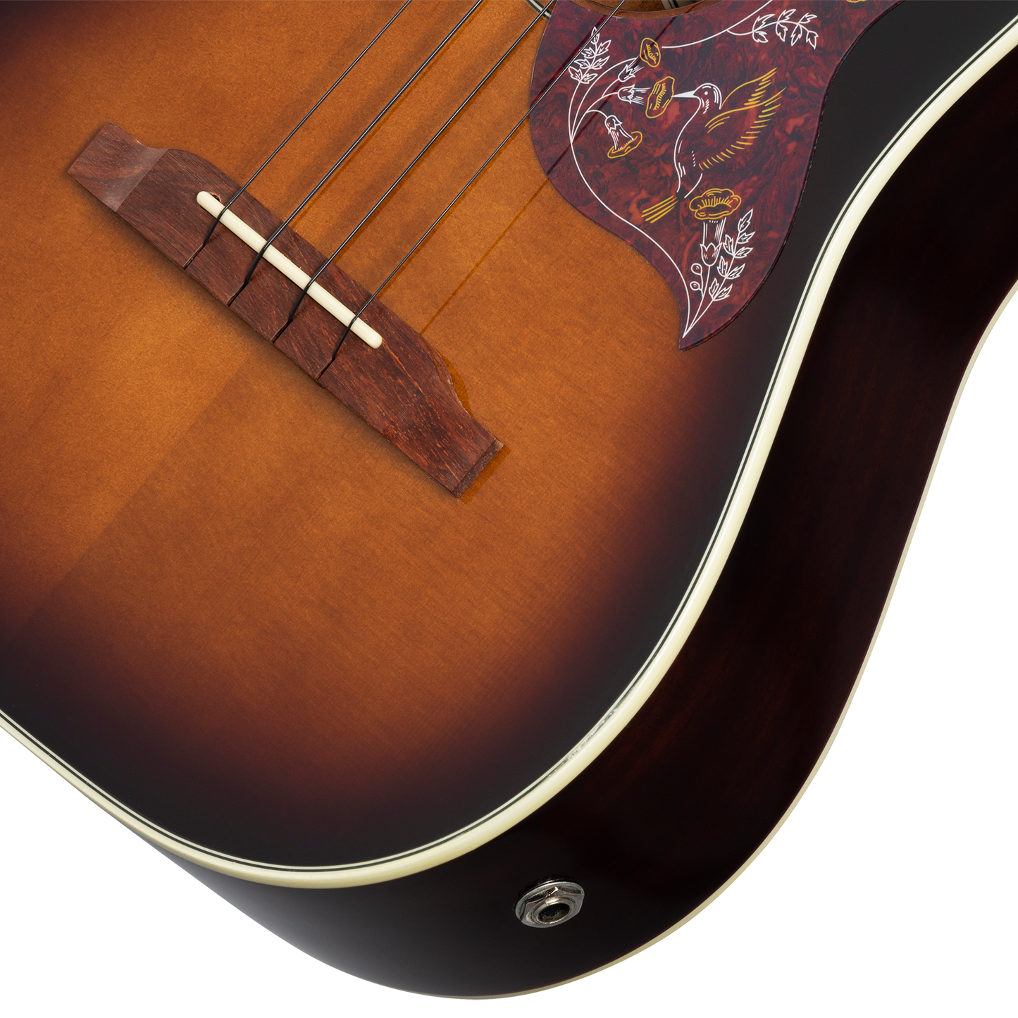 Epiphone Hummingbird Studio Tenor Ukulele, Tobacco Sunburst Ukulele Epiphone