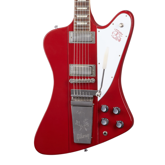 Gibson Custom 1963 Firebird V with Maestro Vibrola, Light Aged, Cardinal Red Electric Guitar Gibson Custom