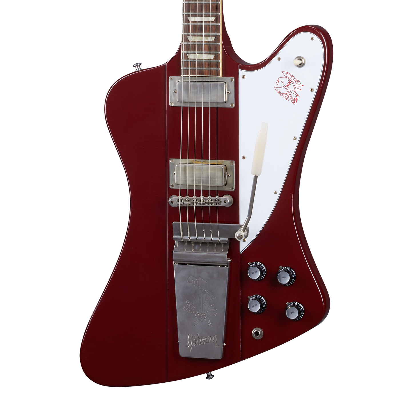 Gibson Custom 1963 Firebird V with Maestro Vibrola, Ultra Light Aged, Ember Red Electric Guitar Gibson Custom