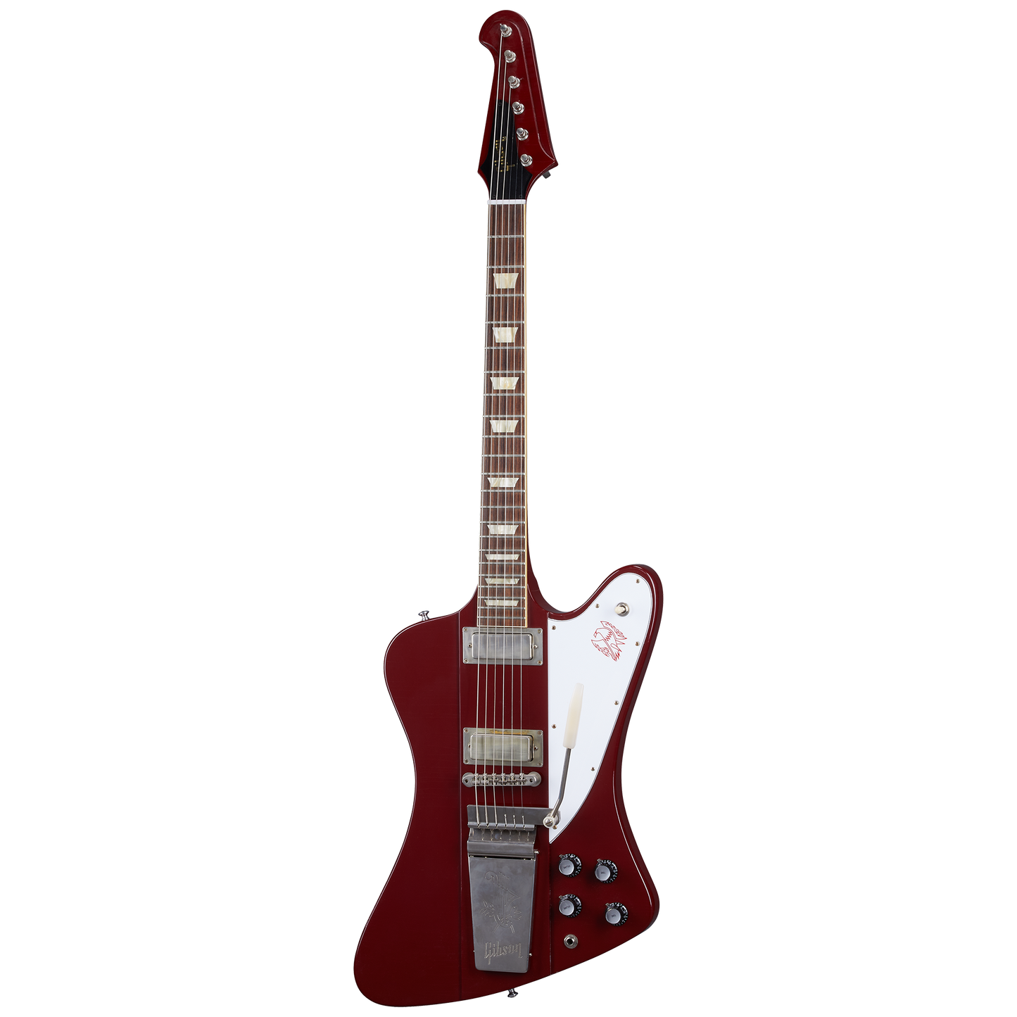 Gibson Custom 1963 Firebird V with Maestro Vibrola, Ultra Light Aged, Ember Red Electric Guitar Gibson Custom