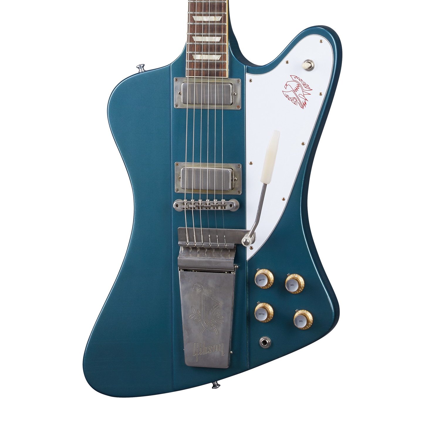 Gibson Custom 1963 Firebird V with Maestro Vibrola, Ultra Light Aged, Pelham Blue Electric Guitar Gibson Custom