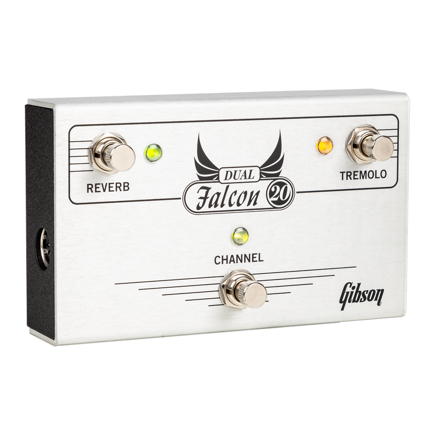 Gibson Dual Falcon 20 2x10 Combo, Cream Bronco Vinyl with Oxblood Grille Combo Amplifier Gibson