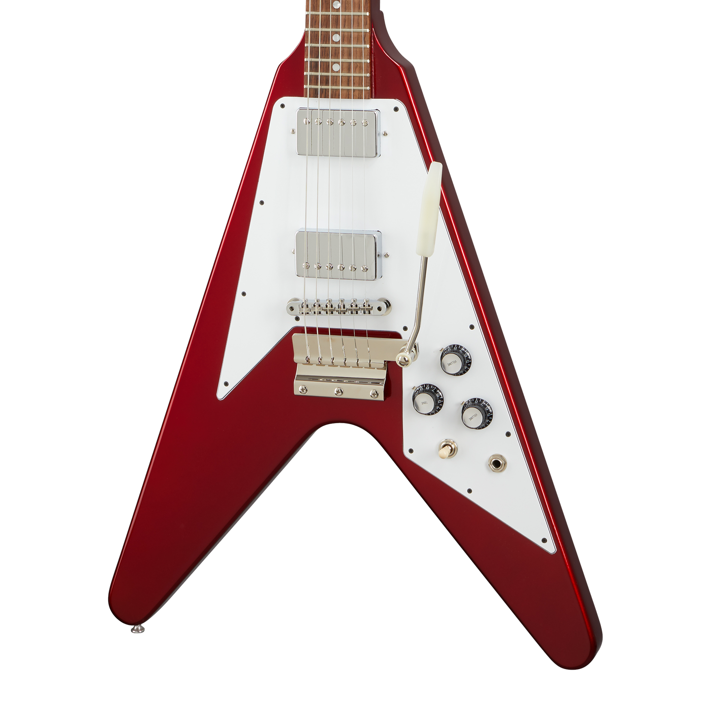 Gibson Custom 1967 Mahogany Flying V Reissue, Gloss, Sparkling Burgundy Electric Guitar Gibson Custom