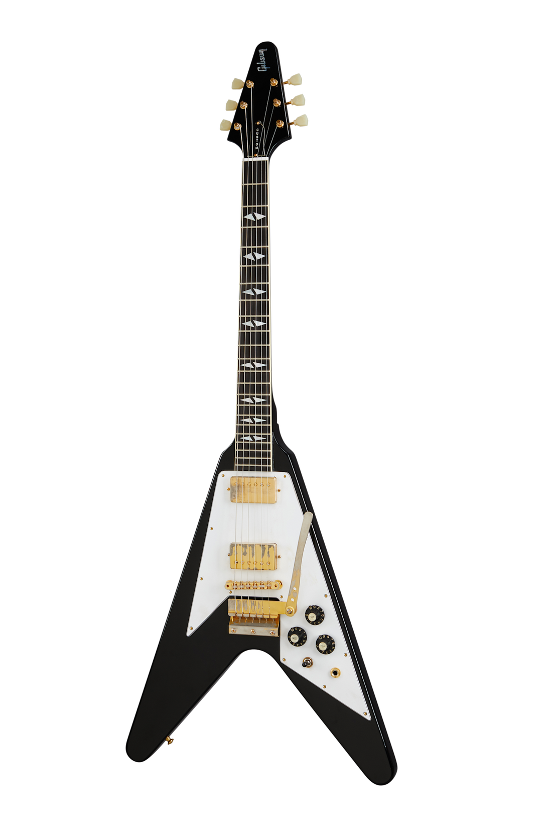 Gibson Custom Jimi Hendrix™ 1969 Flying V, Aged Ebony Electric Guitar Gibson Custom