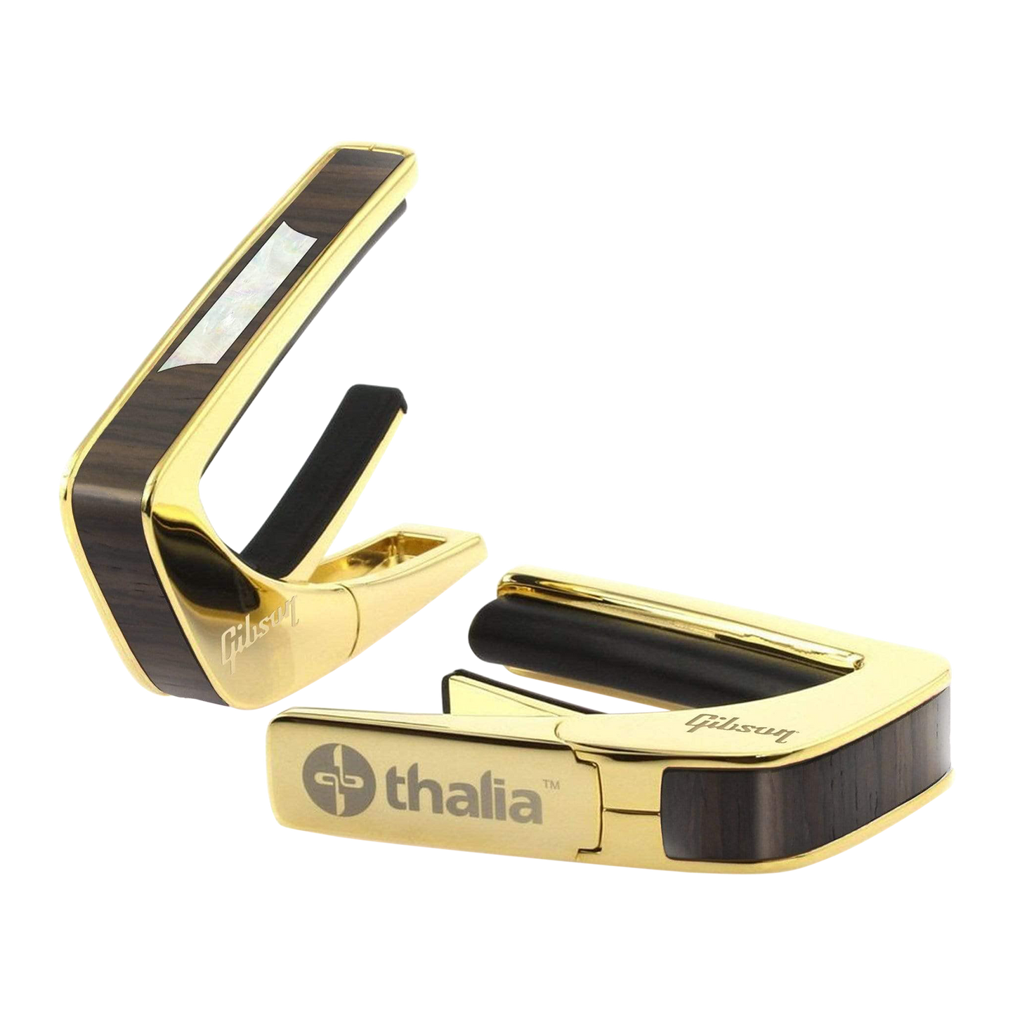 Gibson Trapezoid Rosewood Capo, 24K Gold, Exclusive Capo Gibson