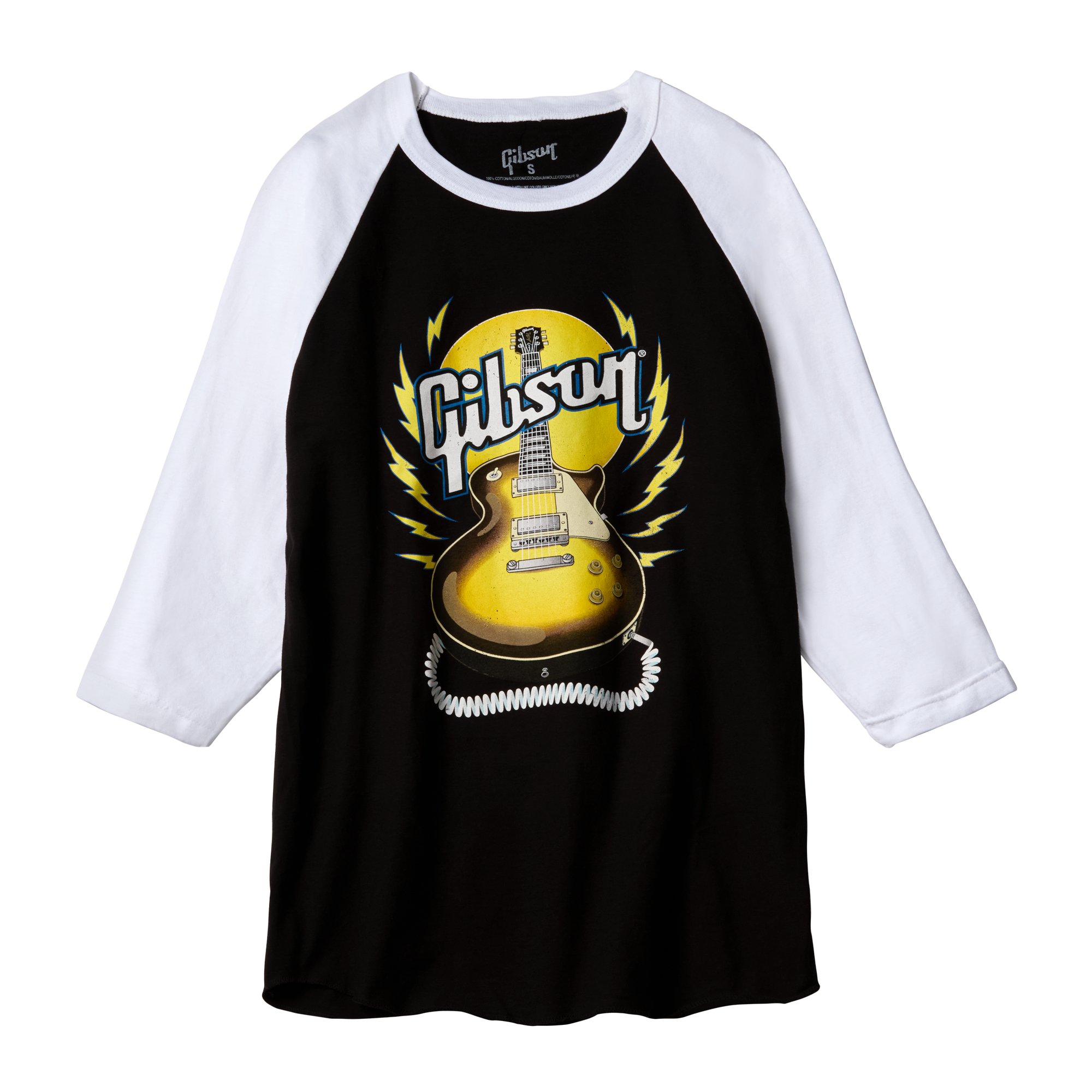 Gibson 70s Tour Baseball Tee Black