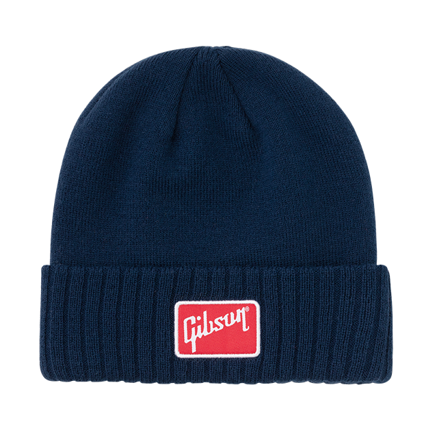 Gibson Cuffed Beanie Headwear Gibson Navy