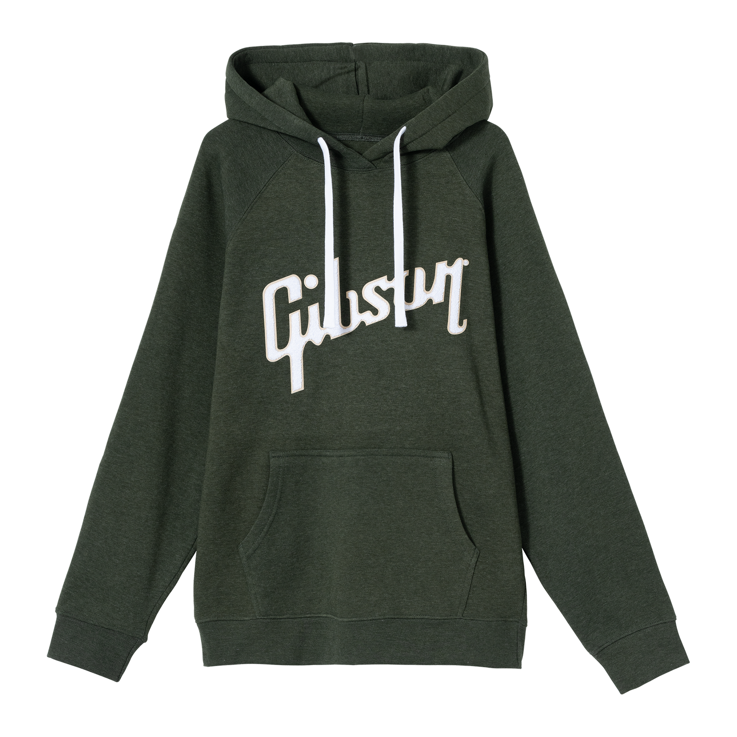 Gibson Chenille Logo Pullover Heather Sweatshirt Gibson Small Green