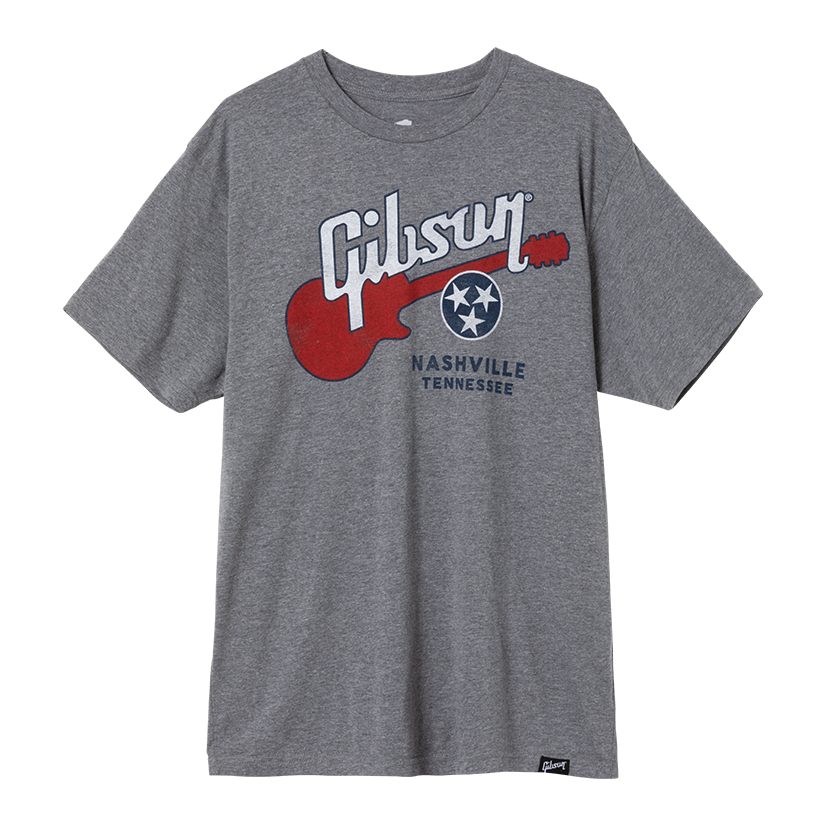 Gibson Tristar Les Paul Tee Shirts & Tops Gibson Grey XS