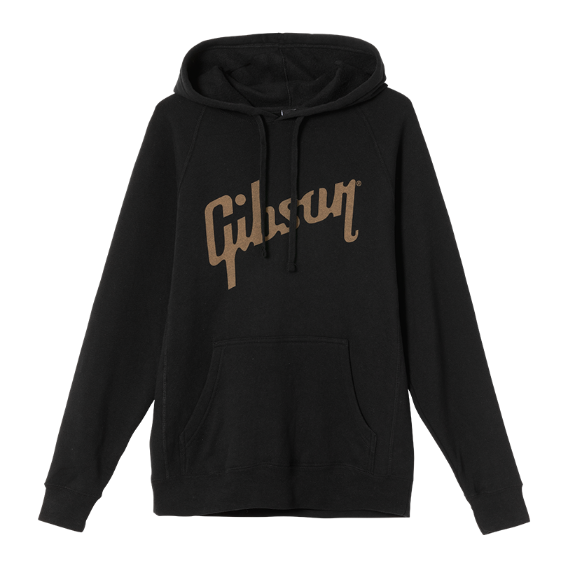 Gibson Logo Hoodie Sweatshirt Gibson Black XS