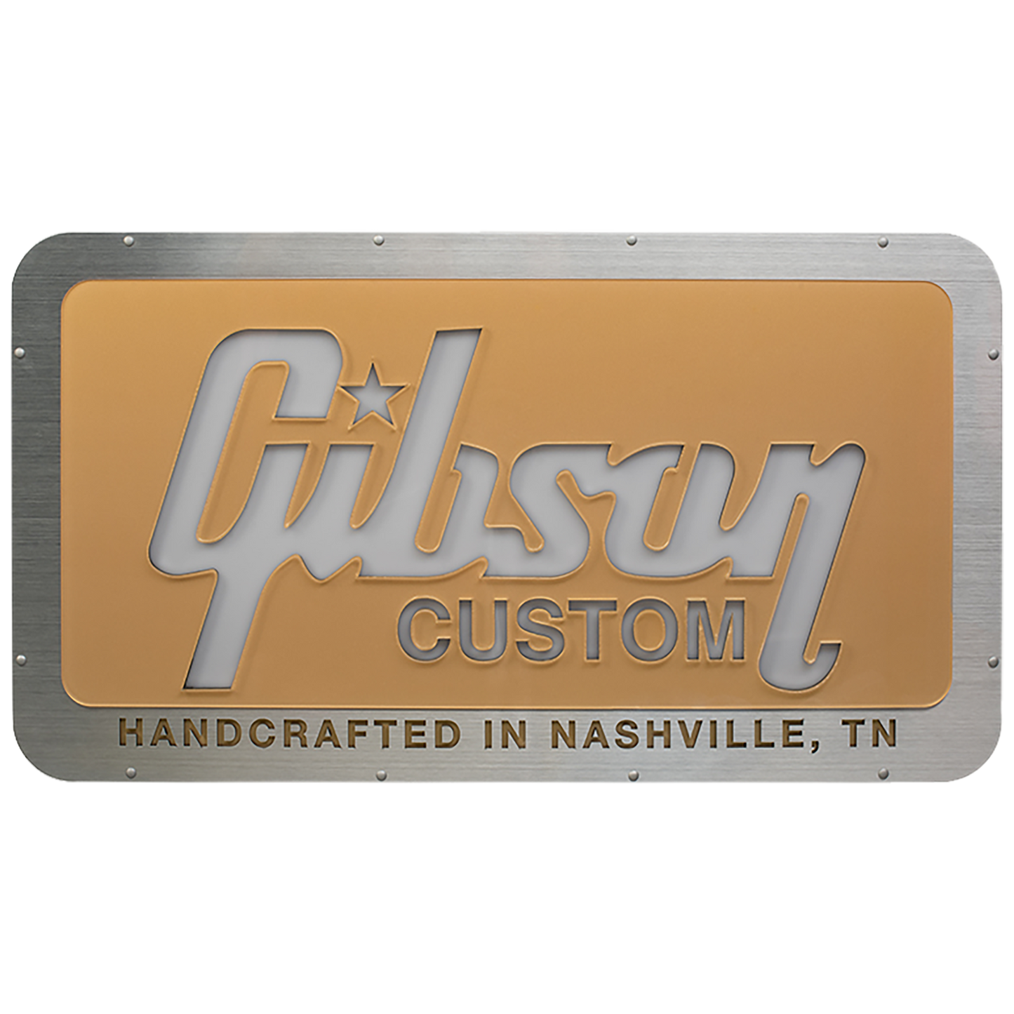 Gibson Gibson Custom LED Sign Poster Gibson