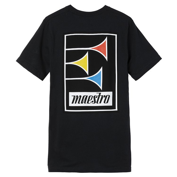 Maestro Logo Tee Shirts & Tops Maestro Black XS