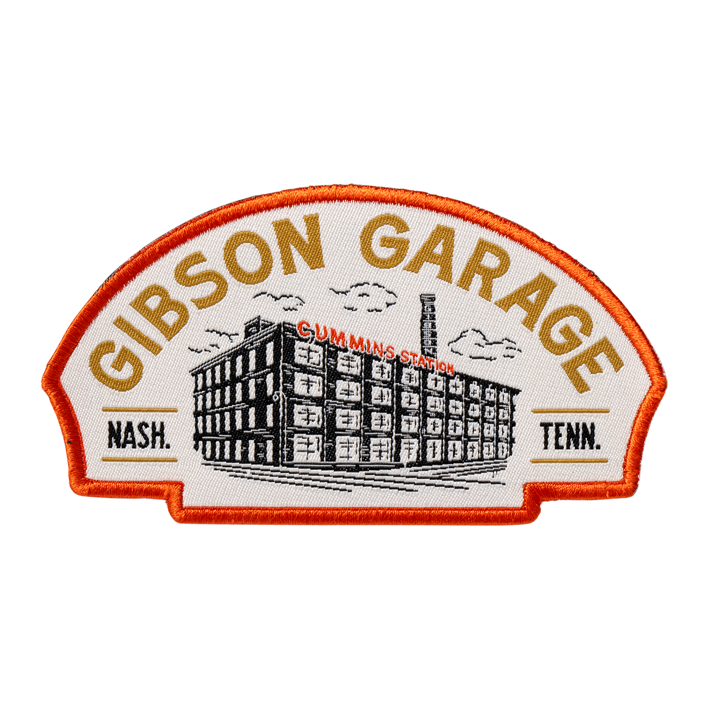 Gibson Garage Iron-On Patch, Exclusive Patch Gibson