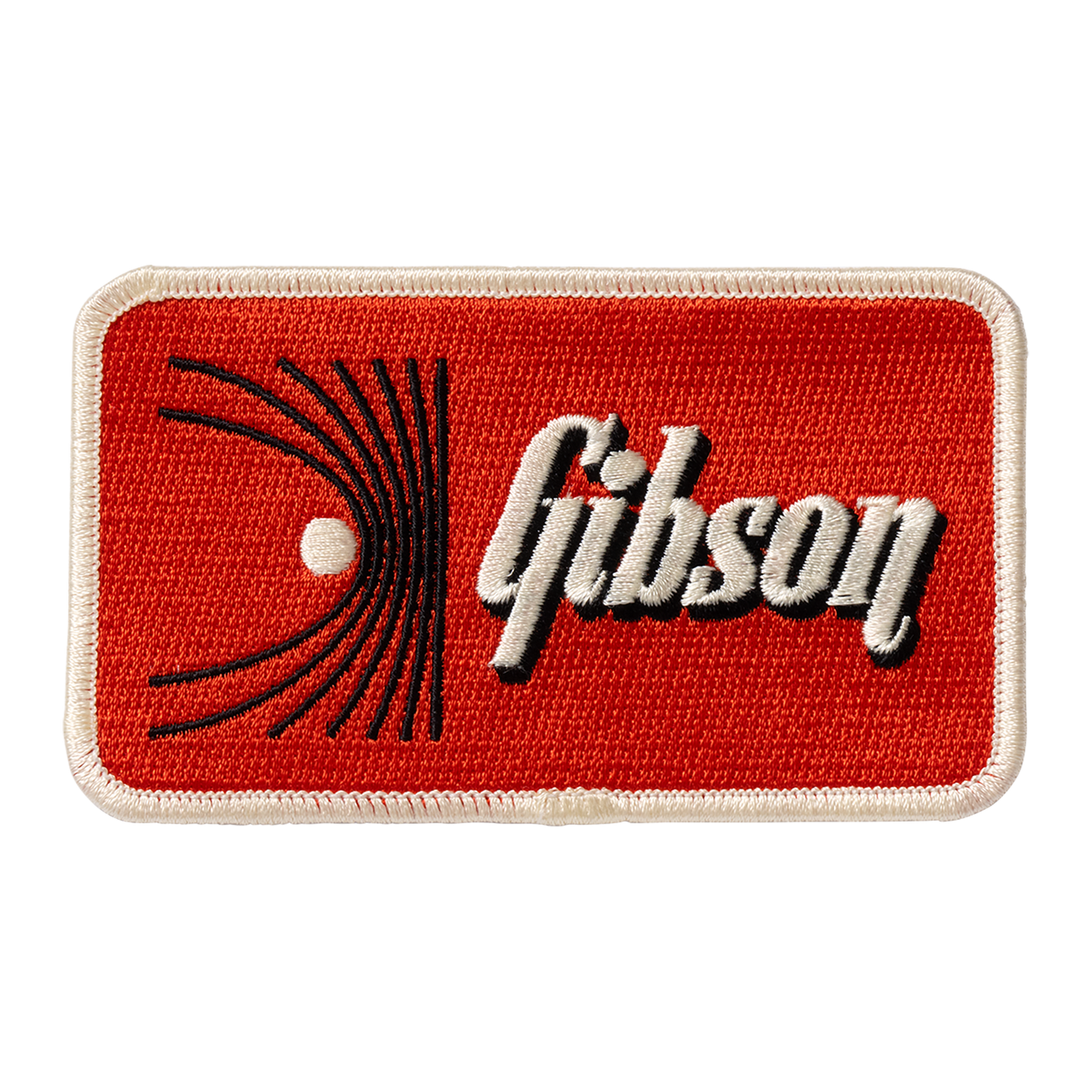 Gibson Soundwave Logo Iron-On Patch, Exclusive Patch Gibson