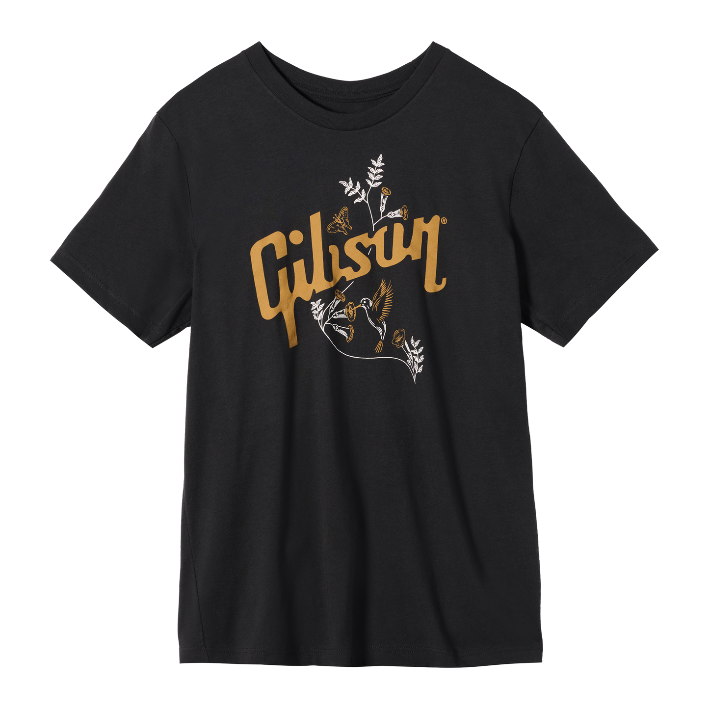 Gibson Hummingbird Tee Shirts & Tops Gibson Grey XS