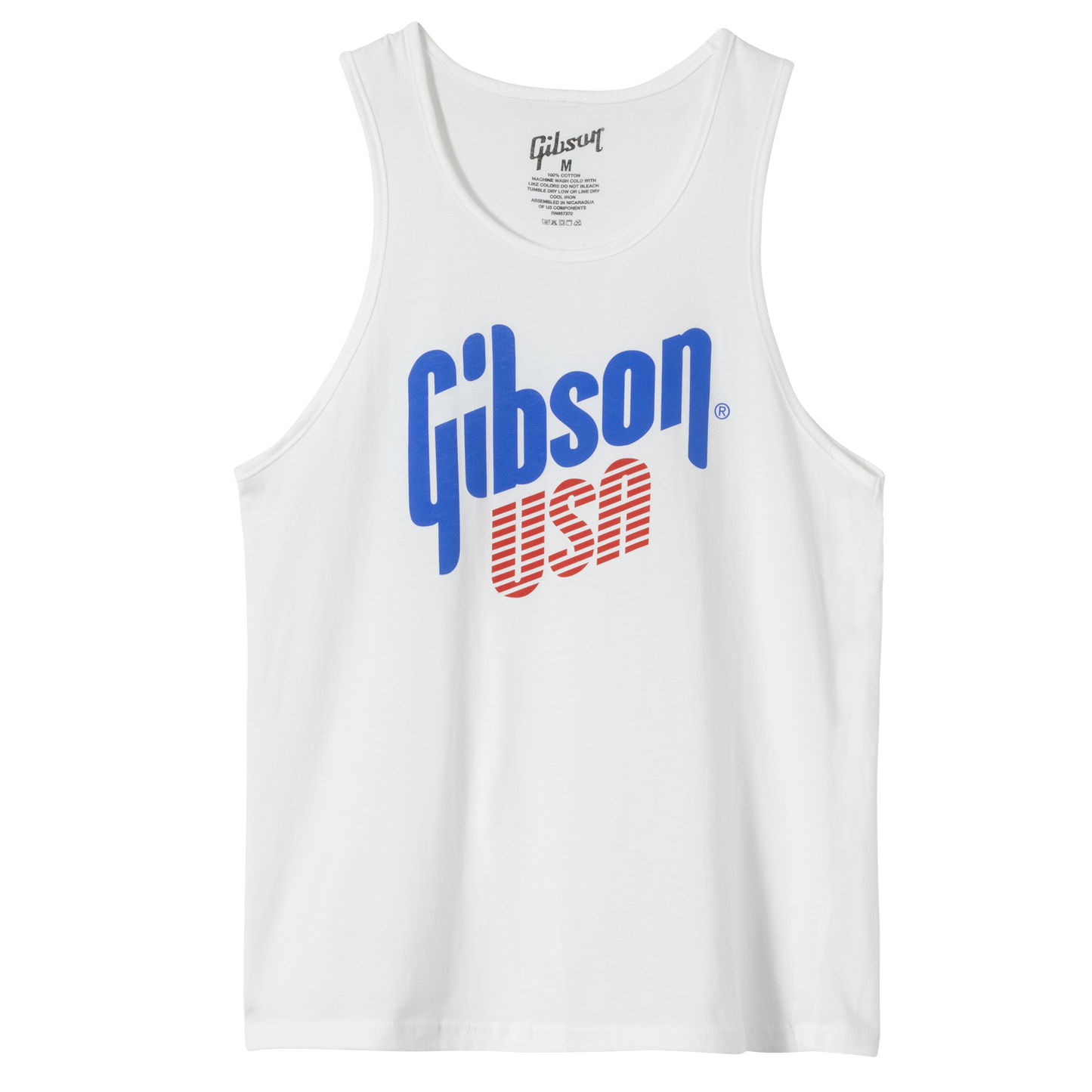 Gibson USA Tank Shirts & Tops Gibson White Small