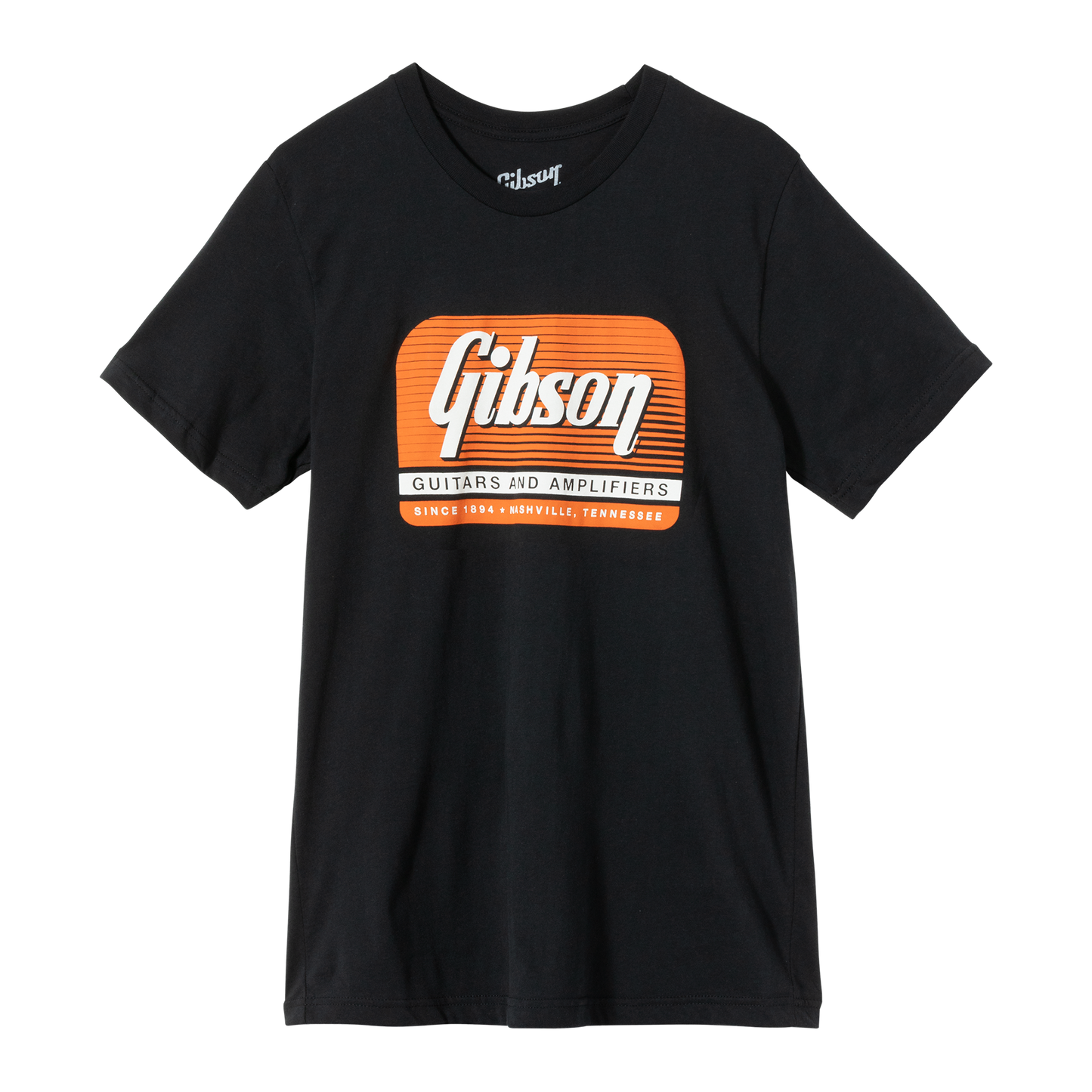 Gibson Guitars and Amplifiers Tee Shirts & Tops Gibson Black Small