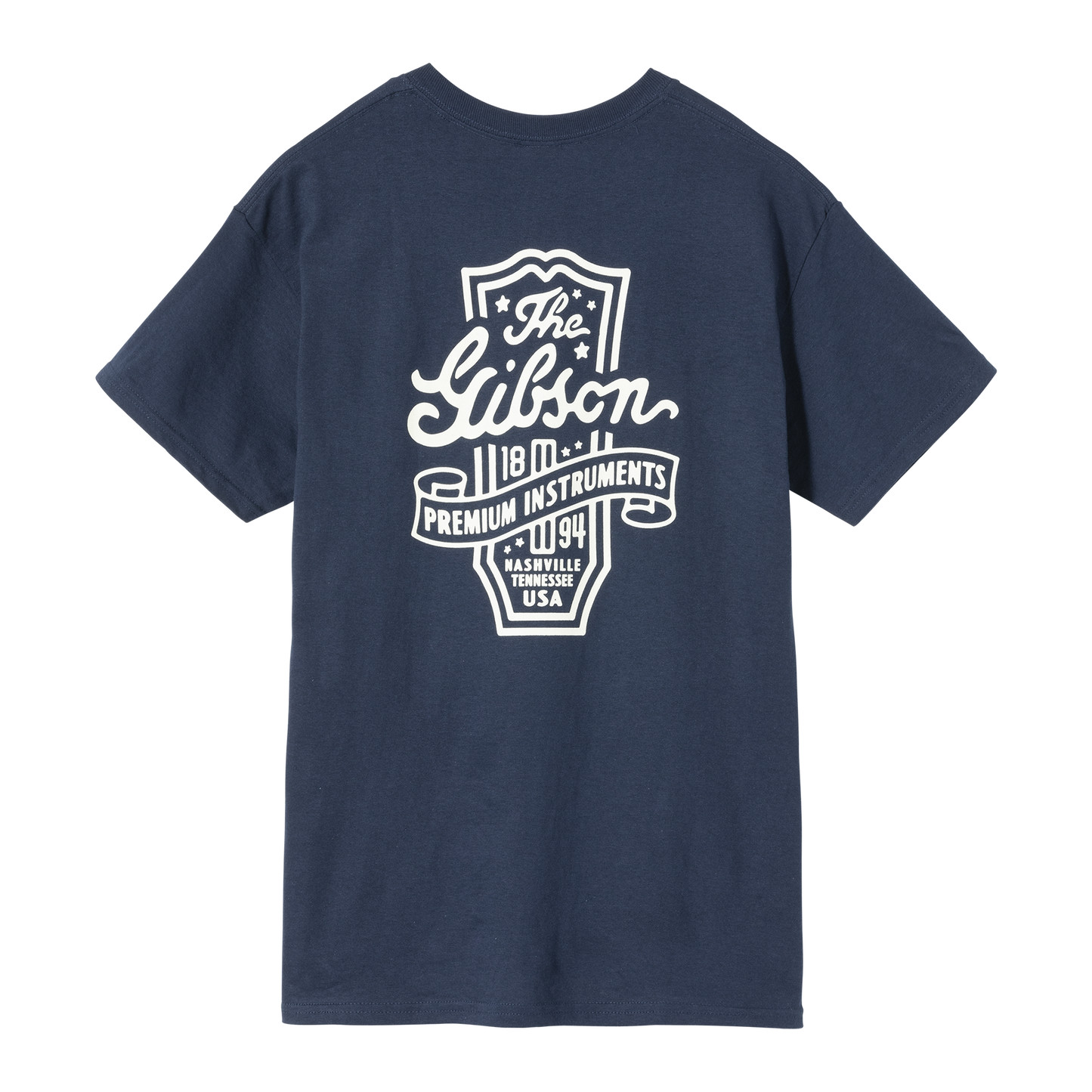 Gibson Premium Instruments Tee Shirts & Tops Gibson Navy Small