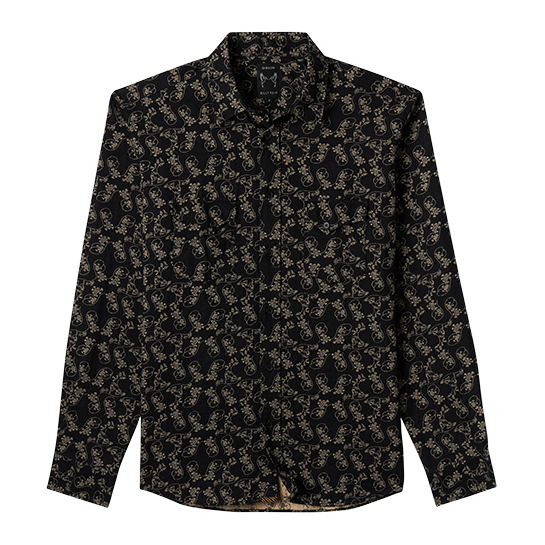 Billy Reid x Gibson Western Shirt, Exclusive Shirts & Tops Gibson Black XS