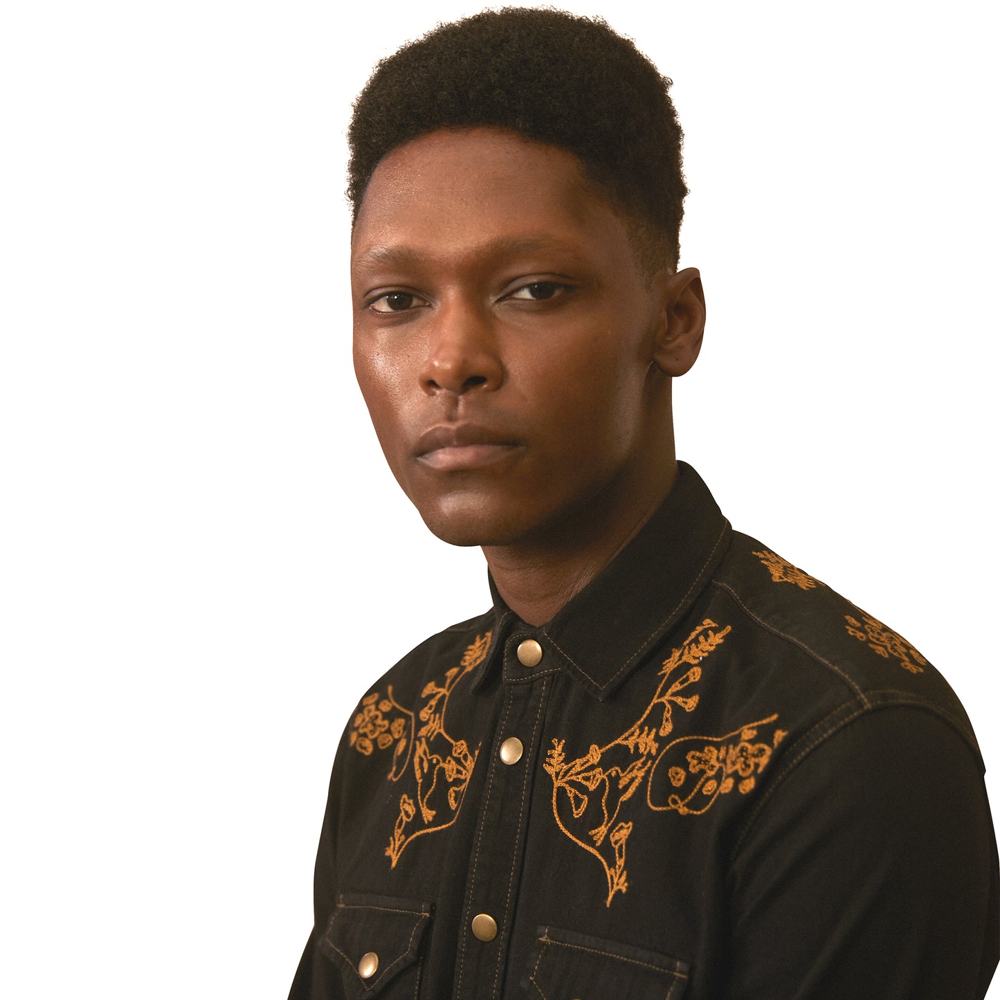 Billy Reid x Gibson Embroidered Denim Shirt, Exclusive Shirts & Tops Gibson