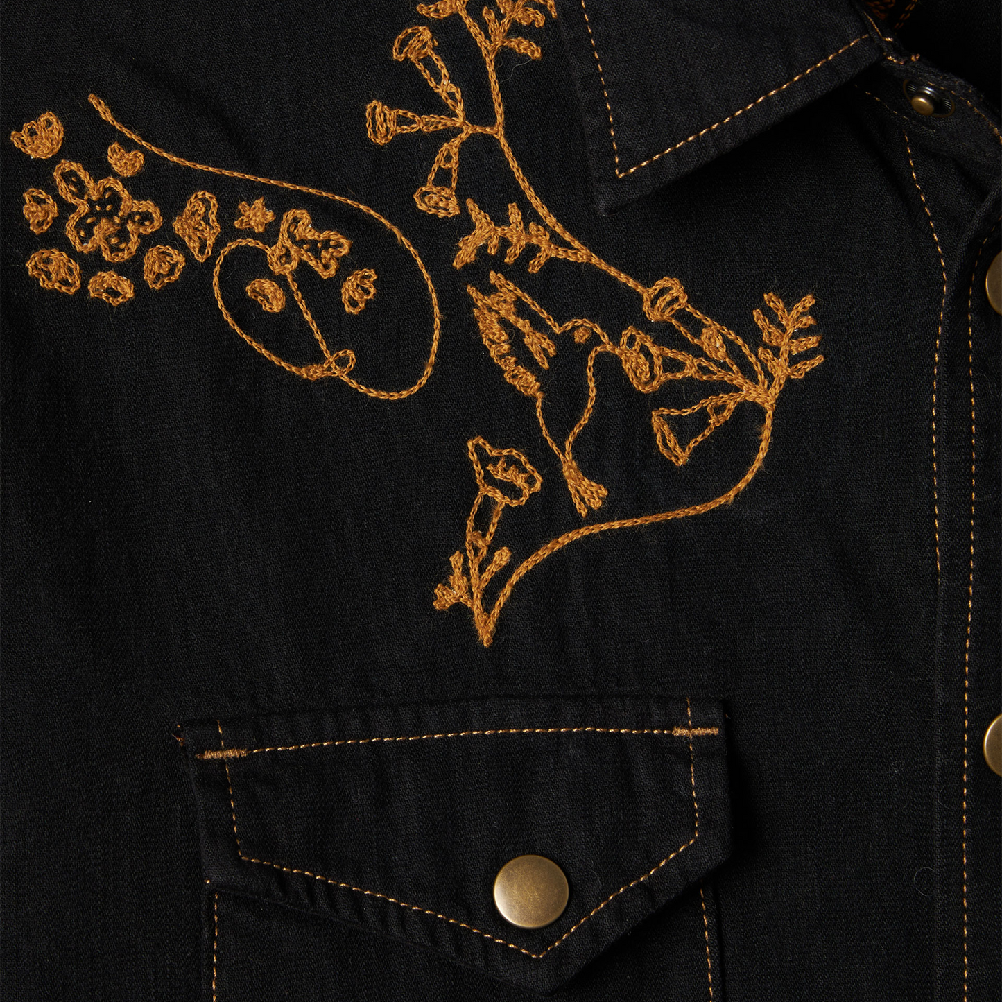 Billy Reid x Gibson Embroidered Denim Shirt, Exclusive Shirts & Tops Gibson