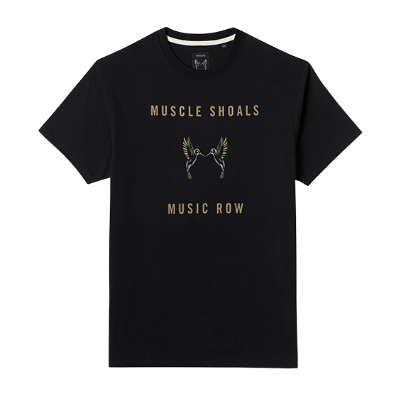 Billy Reid x Gibson Muscle Shoals Music Row Tee, Exclusive Shirts & Tops Gibson Black XS