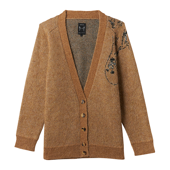 Billy Reid x Gibson Cardigan Sweater, Exclusive Sweatshirt Gibson Prairie Sand XS
