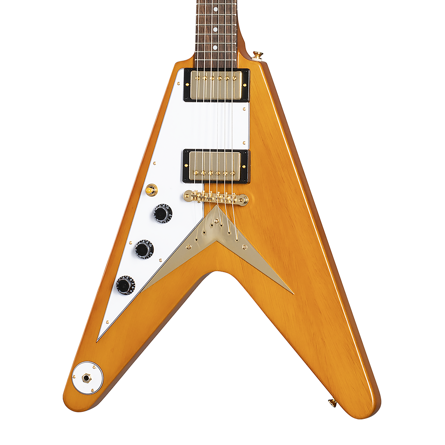Epiphone IGC 1958 Korina Flying V, Left-Handed, Aged Natural Electric Guitar Epiphone