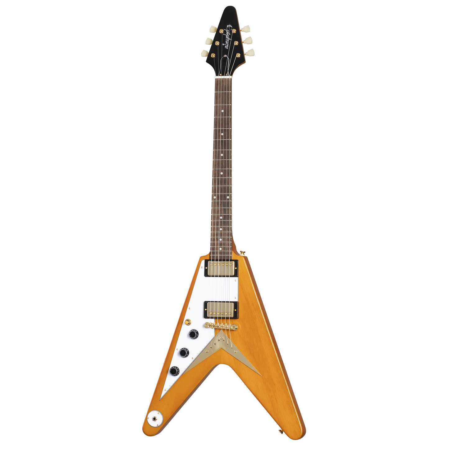 Epiphone IGC 1958 Korina Flying V, Left-Handed, Aged Natural Electric Guitar Epiphone