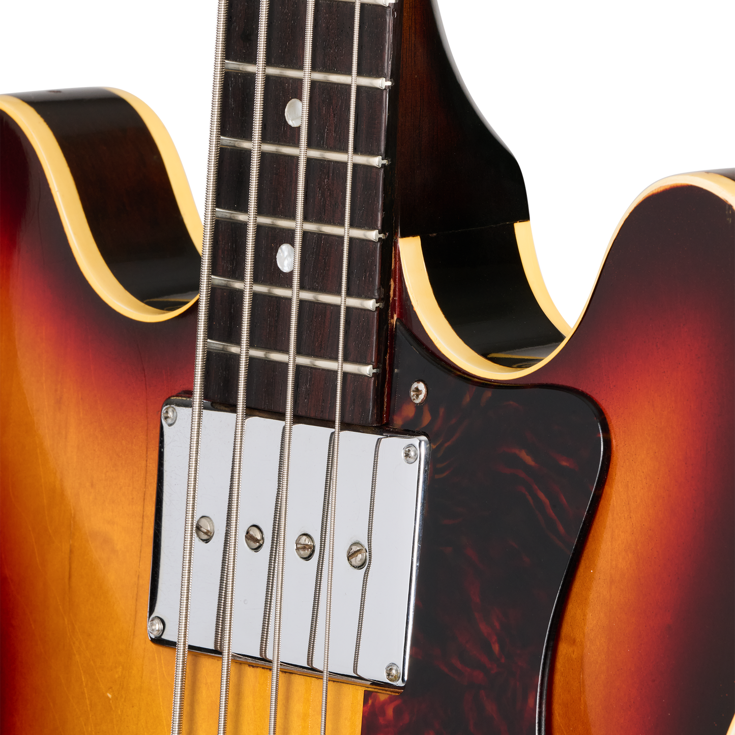 Gibson Certified Vintage 1967 Epiphone EB-232 Rivoli Bass, Royal Tan Electric Bass Gibson Certified Vintage