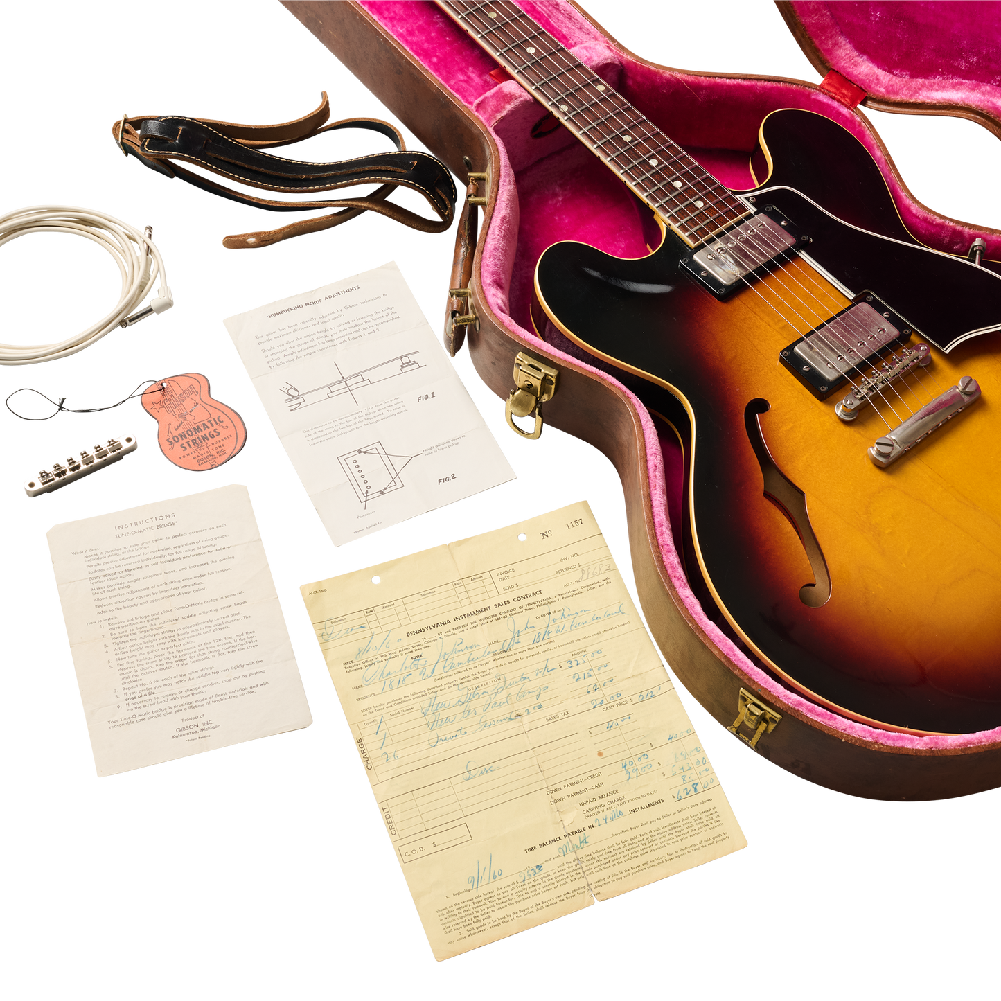 Gibson Certified Vintage 1960 Gibson ES-335, Sunburst Electric Guitar Gibson Certified Vintage